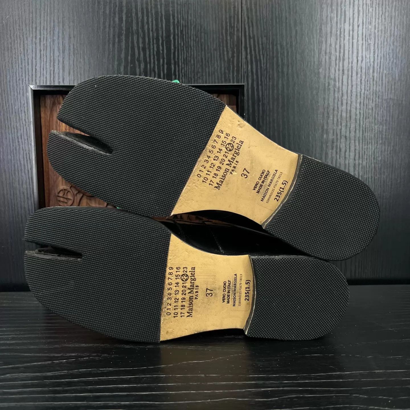 Maison Margiela Margiela Replica Leather Tabi 37 Near New Resoled Box Size US 6.5 / IT 36.5 - 6 Thumbnail
