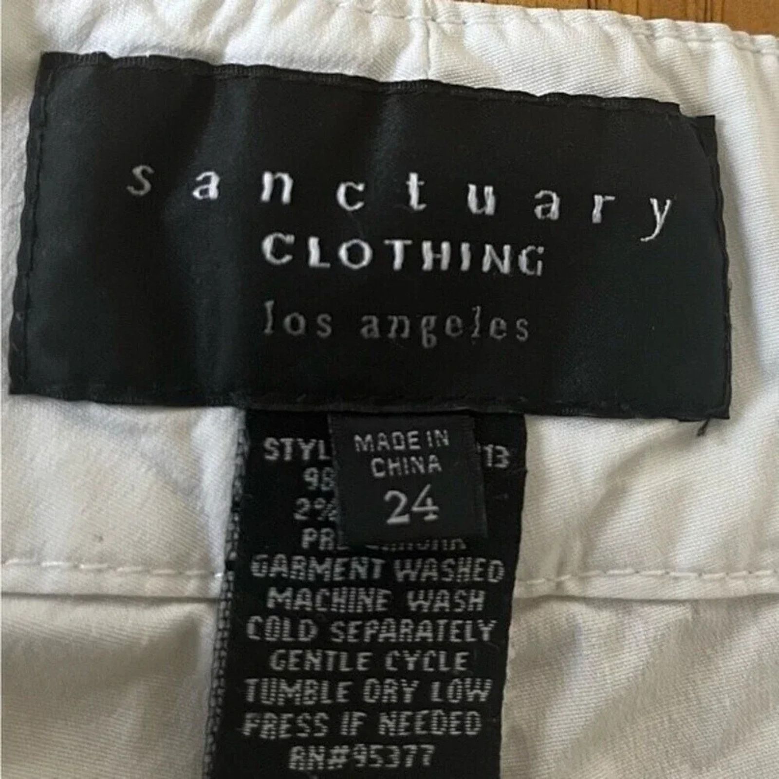 Sanctuary Sanctuary Getaway 98%cotton shorts, size 24 waist. Size 24" / US 00 / IT 34 - 5 Thumbnail