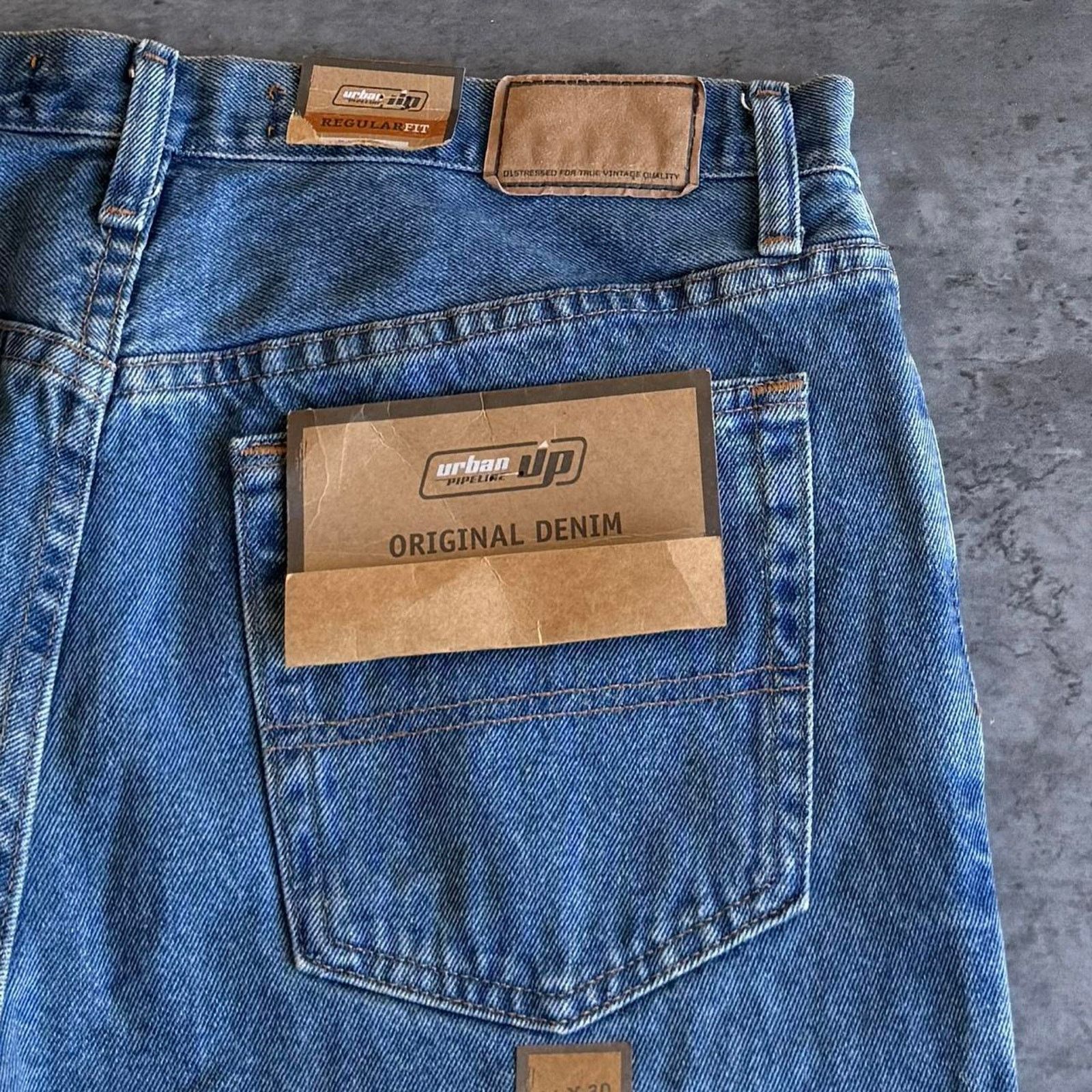 Urban Up × Vintage Brand New Urban Up Original Denim Essential Denim Jeans Size US 34 / EU 50 - 3 Thumbnail