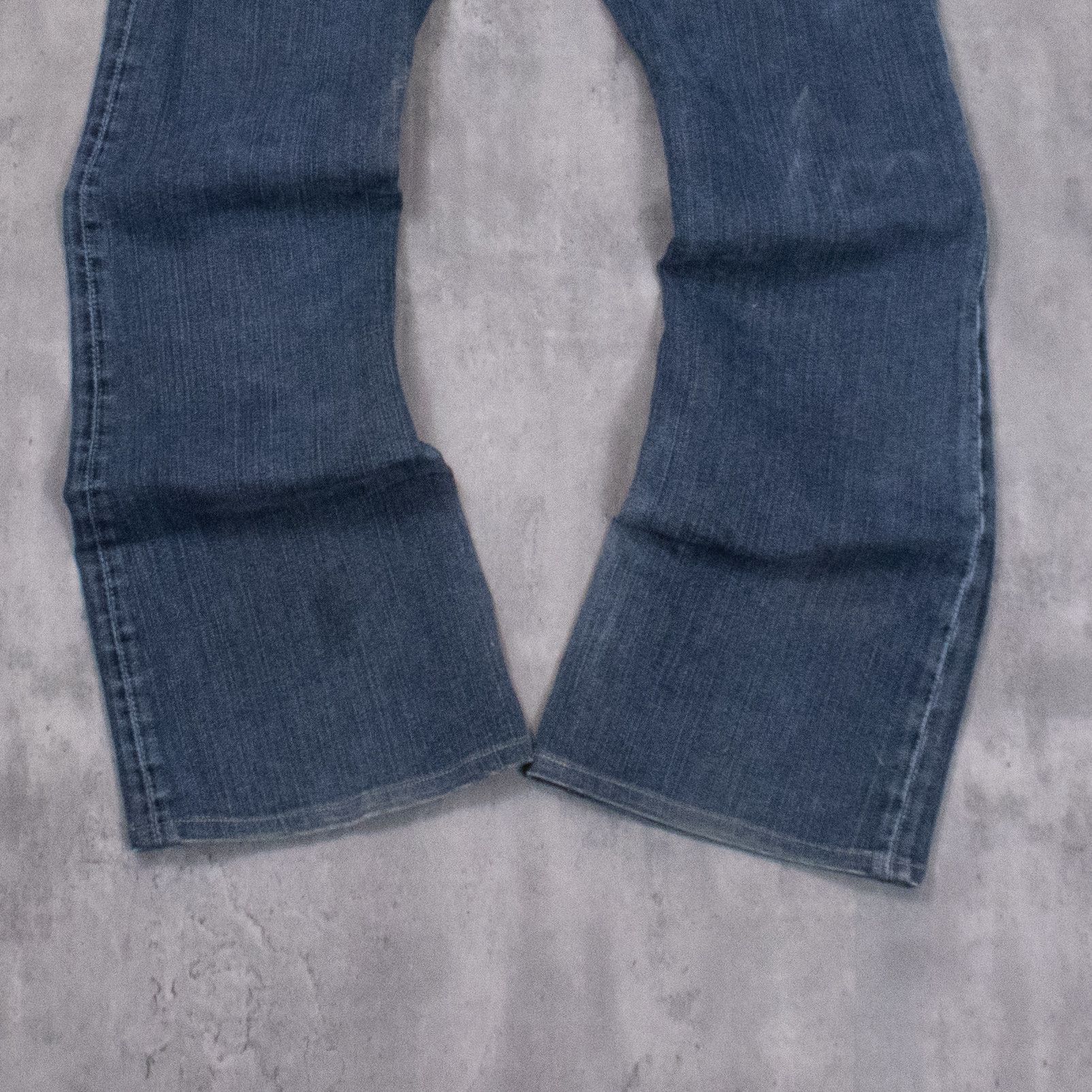 Silver Jeans Co. Y2K's 00 Silver Flair Boot Cut Baggy Low Rise Denim Pant's Size US 32 / EU 48 - 10 Thumbnail