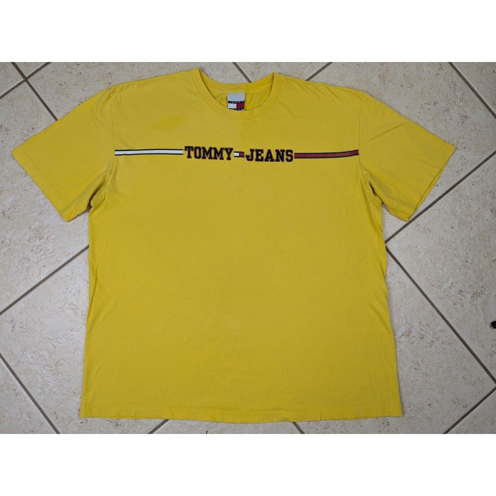 Tommy Hilfiger Vtg Tommy Hilfiger Jeans Shirt Y2k Streetwear Logo Spellout Size US XXL / EU 58 / 5 - 1 Thumbnail