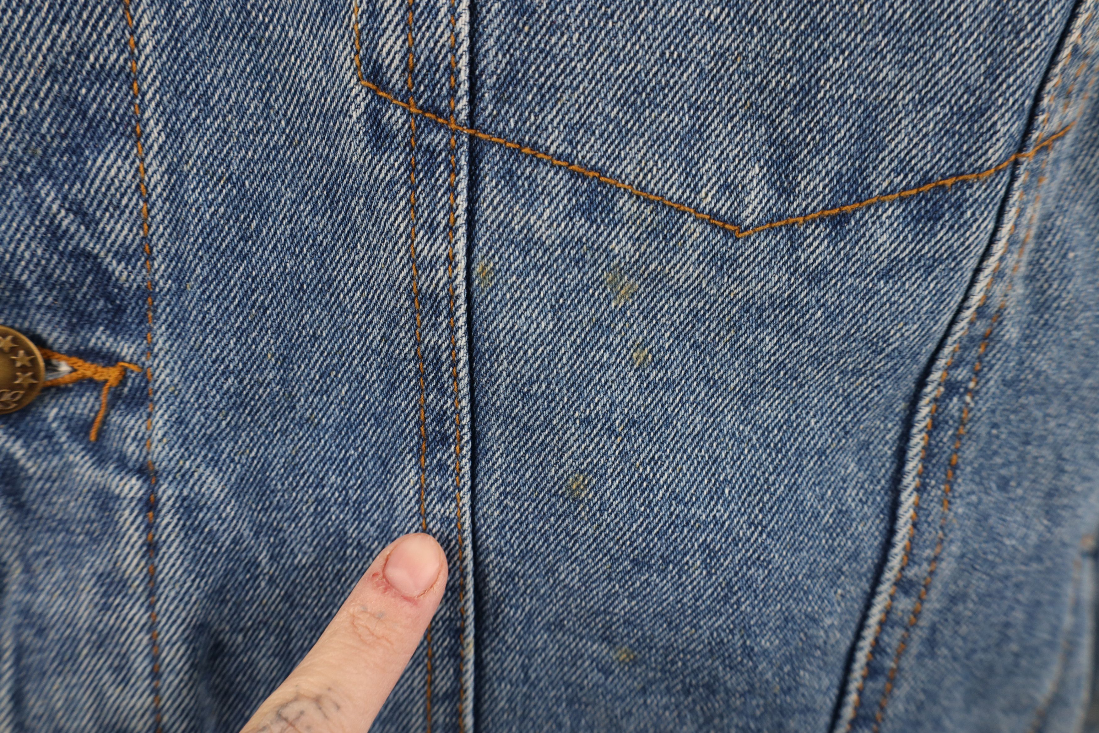 Vintage Vintage 90s Streetwear Denim Jean Trucker Jacket Blue Size US L / EU 52-54 / 3 - 4 Thumbnail