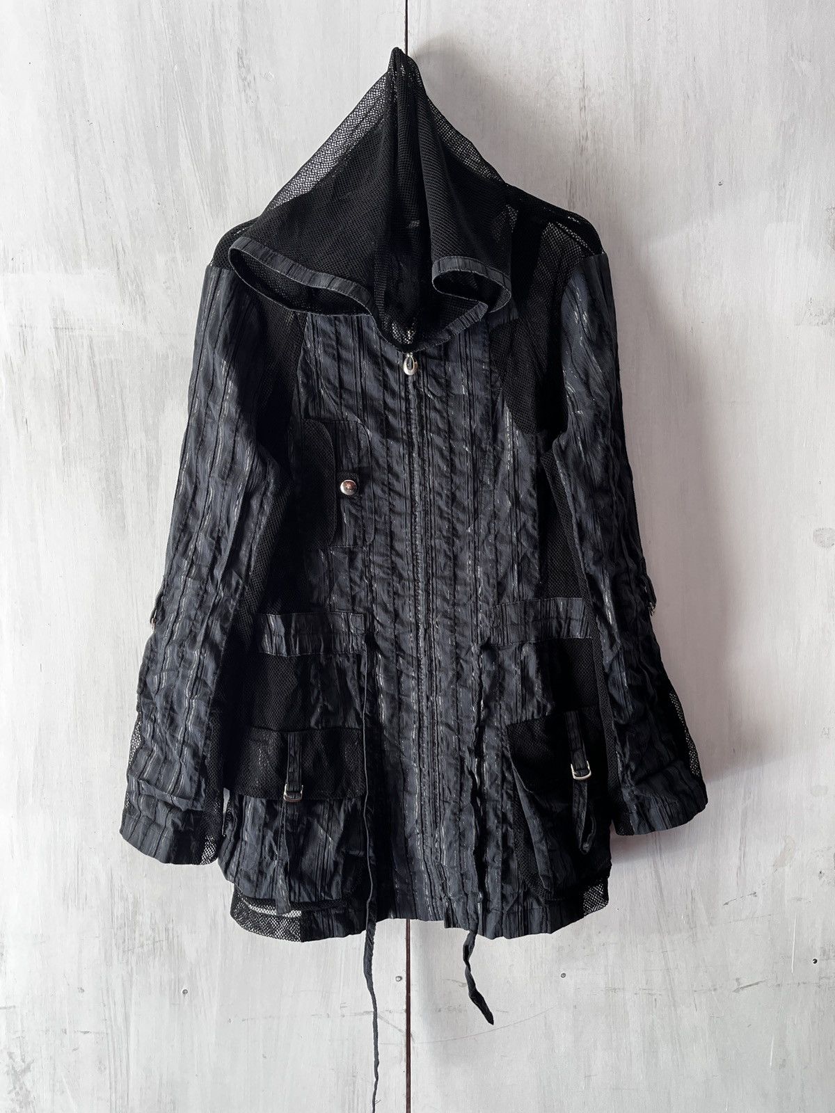 Japanese Brand Japanese Grunge Jacket mesh netting gothic Size US L / EU 52-54 / 3 - 3 Thumbnail