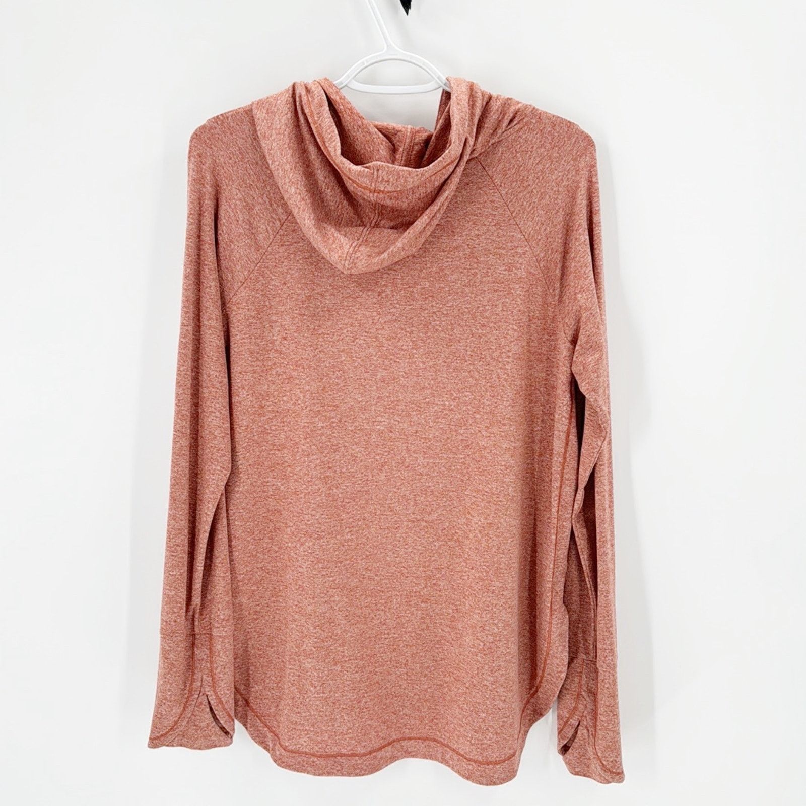 Athleta Athleta uptempo Hoodie orange side slit hi lo loose fit sz M Size M / US 6-8 / IT 42-44 - 3 Thumbnail