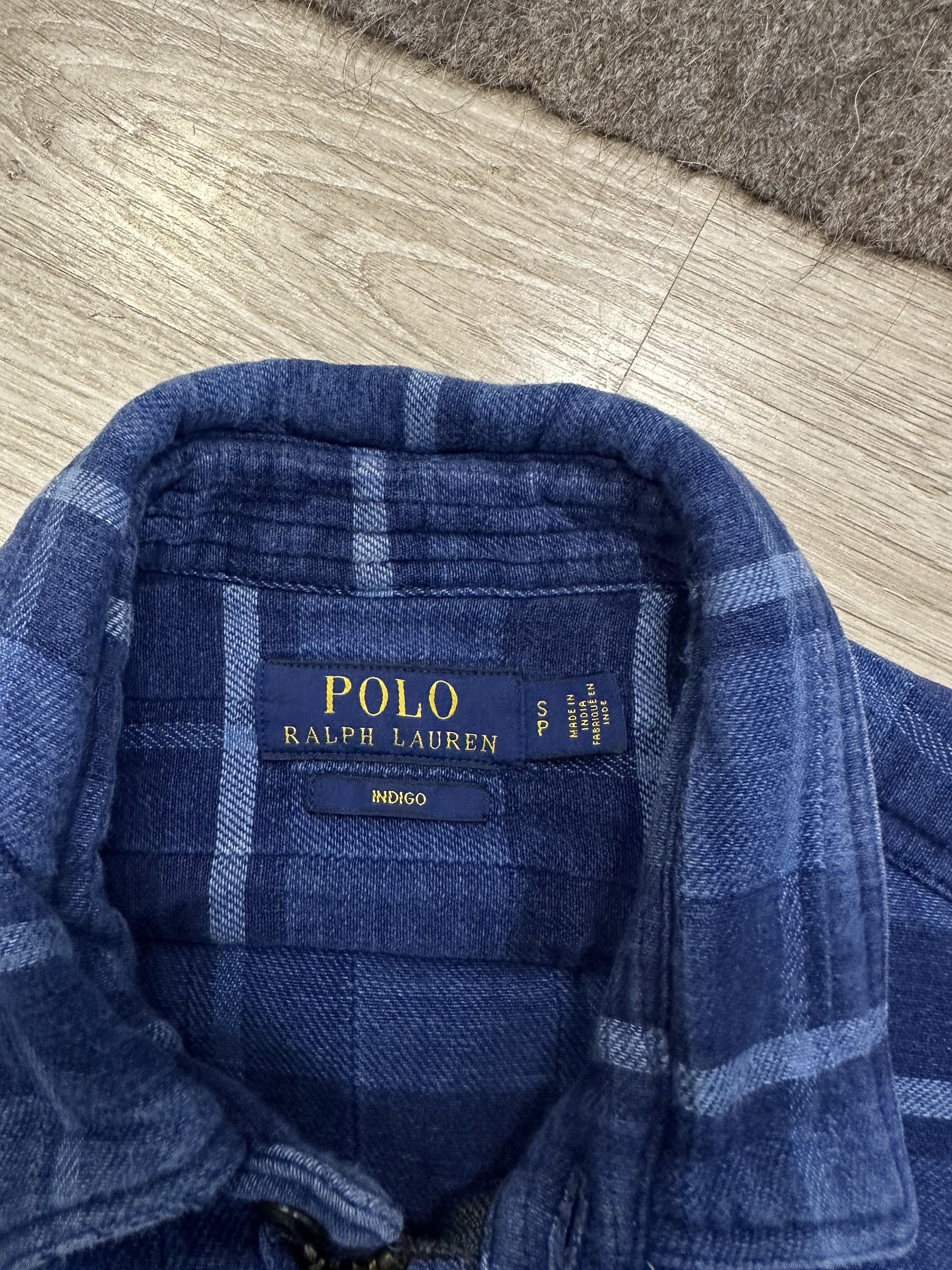 Polo Ralph Lauren Polo Ralph Lauren Indigo Checked Overshirt Jacket 5902AC Size US S / EU 44-46 / 1 - 4 Thumbnail