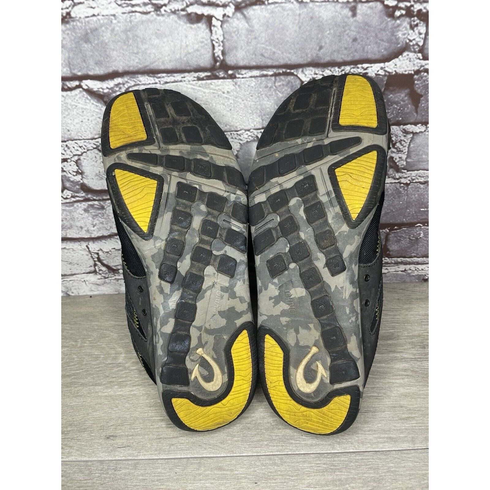 Olukai Olukai Shoes Eleu Trainer Black Camo Yellow Comfort Walking Size US 11 / EU 44 - 9 Thumbnail