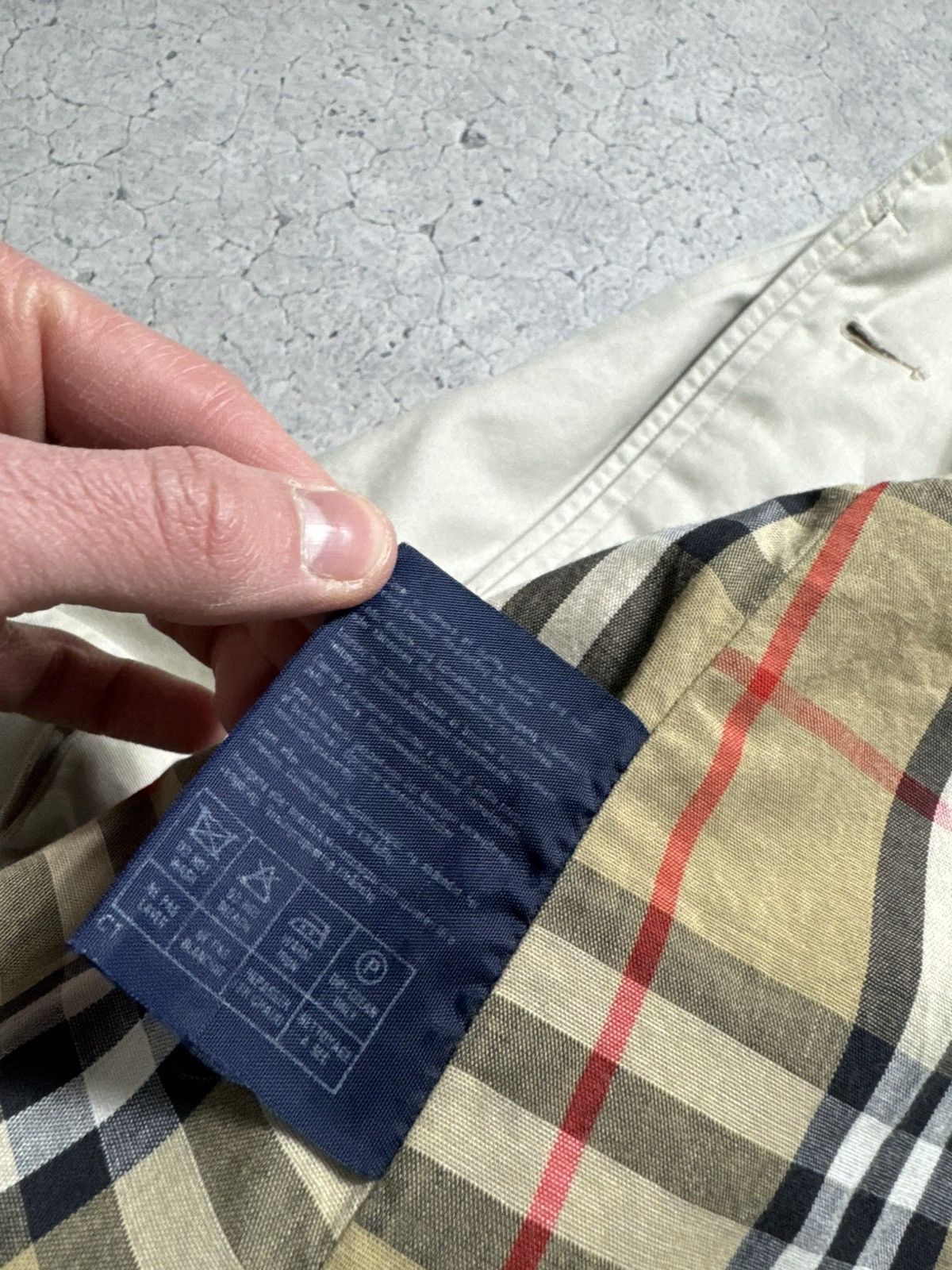 Burberrys Vintage 90’s Trench Coat Plaid