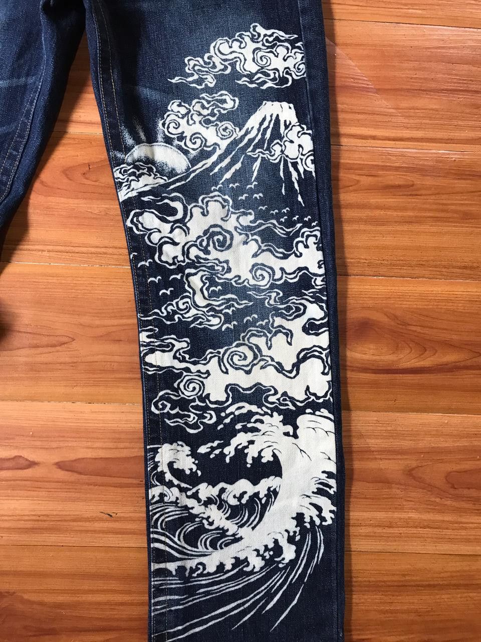 Japanese Brand Japanesse Brand × Ruden Art Denim Size US 33 - 2 Thumbnail
