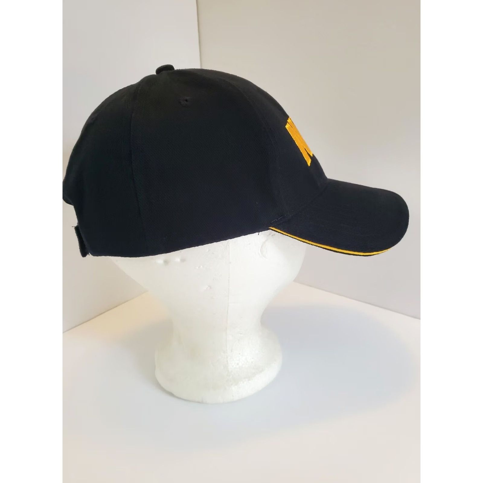 Vintage NRA Hunting Baseball Cap Adjustable Black Yellow Script USA Flag Outdoor Mens Size ONE SIZE - 2 Thumbnail