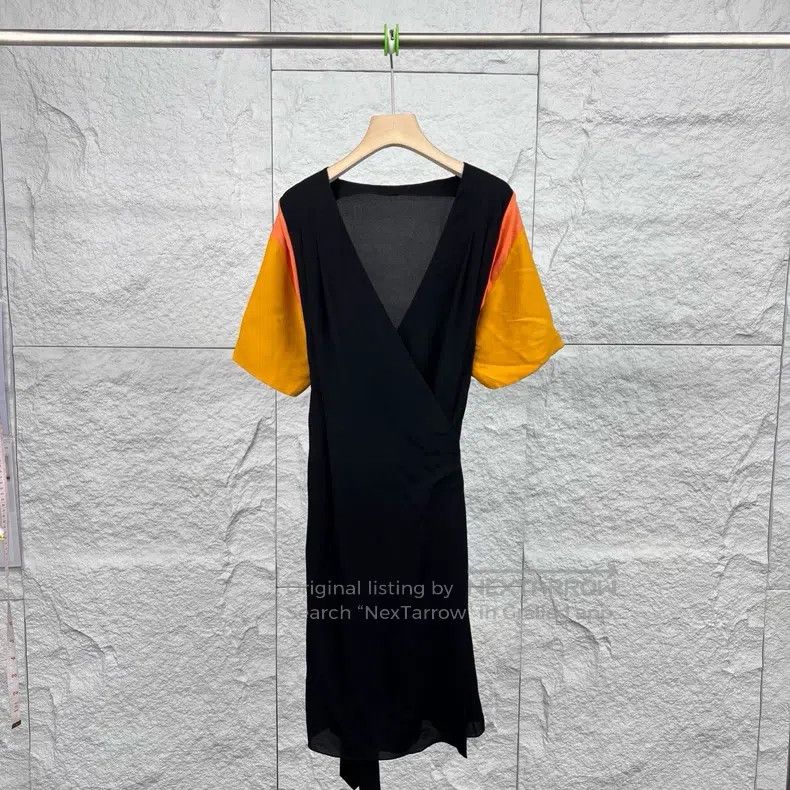 Hermes Hermes Black Color Block Tie-Dye Dress Size S / US 4 / IT 40 - 1 Thumbnail