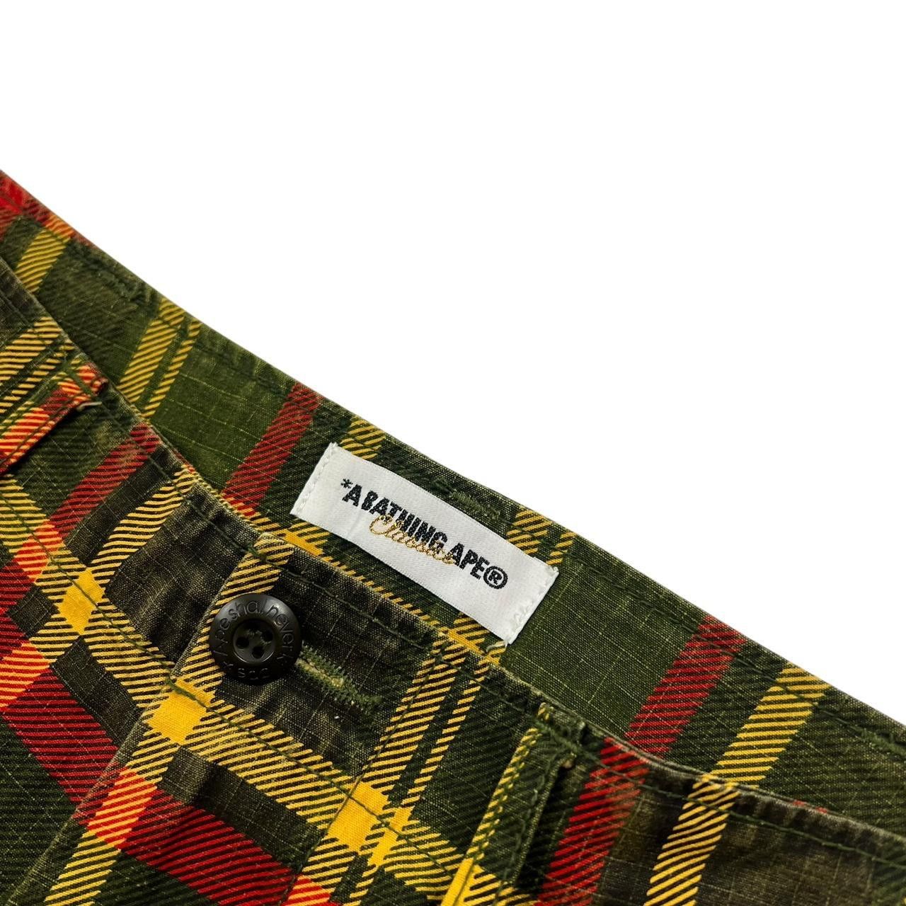 Bape Vintage Bape Check / Tartan Shorts - Small - Waist: 32” Size US 32 / EU 48 - 6 Thumbnail