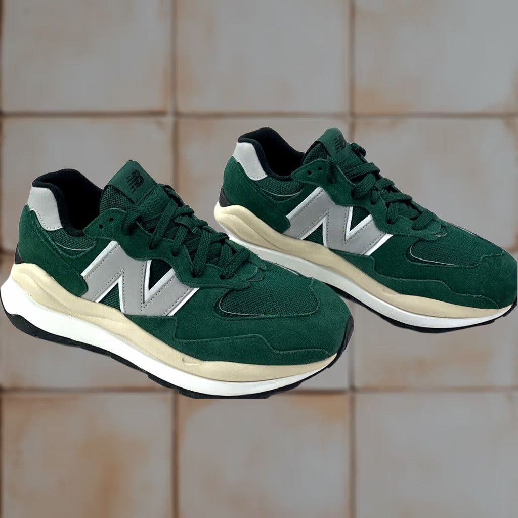 New Balance New Balance 57/40 Sneaker Mens 10.5 D Green Suede Rain Cloud M5740HR1 Size US 11 / EU 44 - 1 Thumbnail