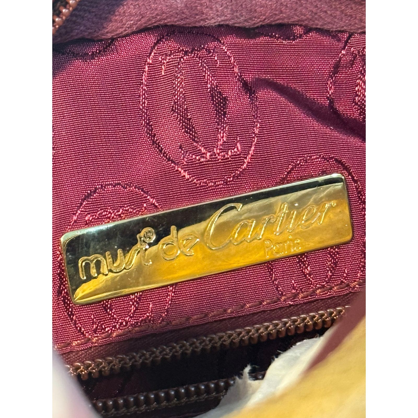 Cartier Cartier Vintage TwoTone Shoulder Bag with Drawstring NWT Box Size ONE SIZE - 11 Thumbnail
