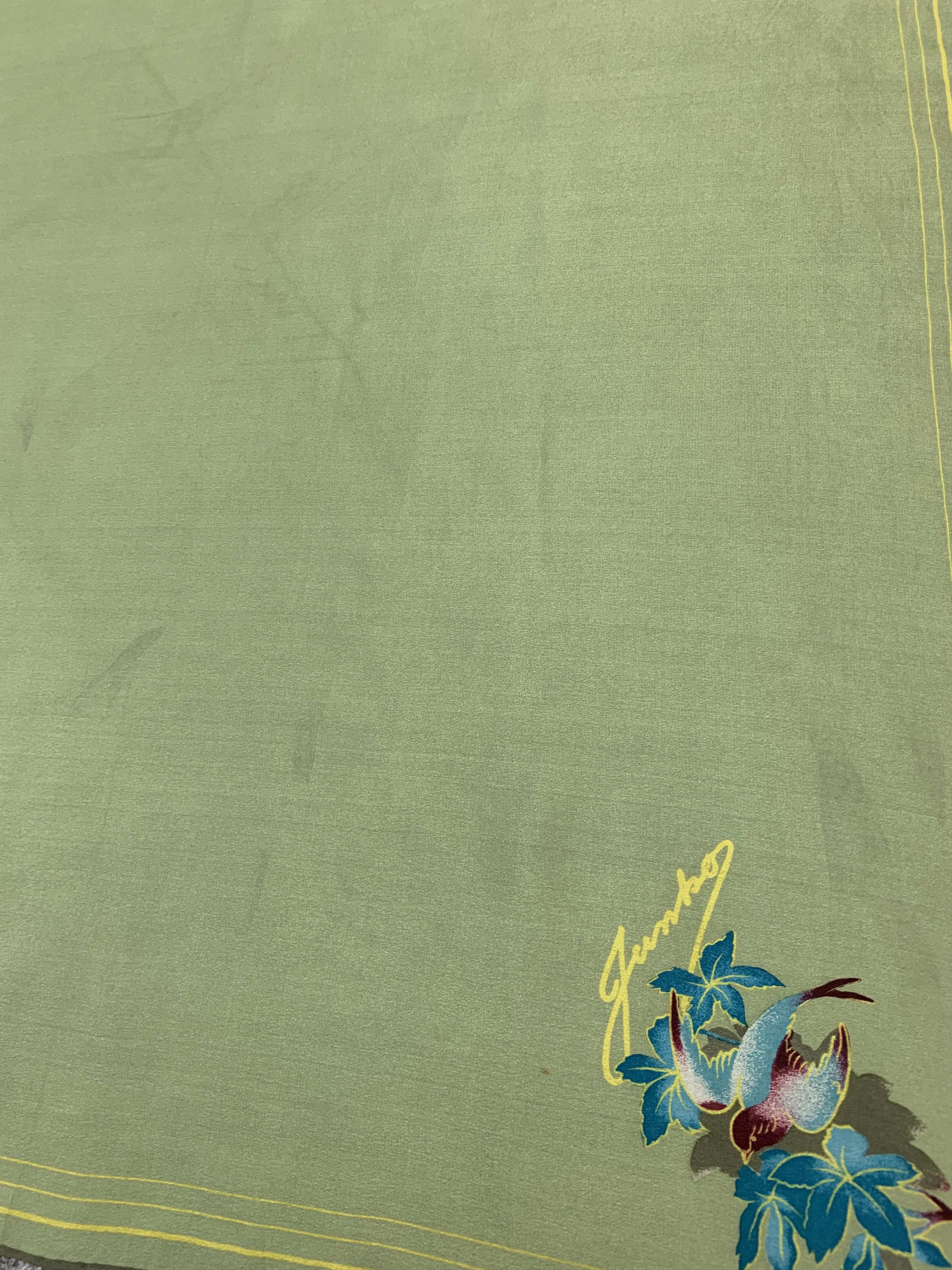 Japanese Brand × Vintage Vintage Junko Silk Scarf Neckwear - SCA2135 Size ONE SIZE - 3 Thumbnail