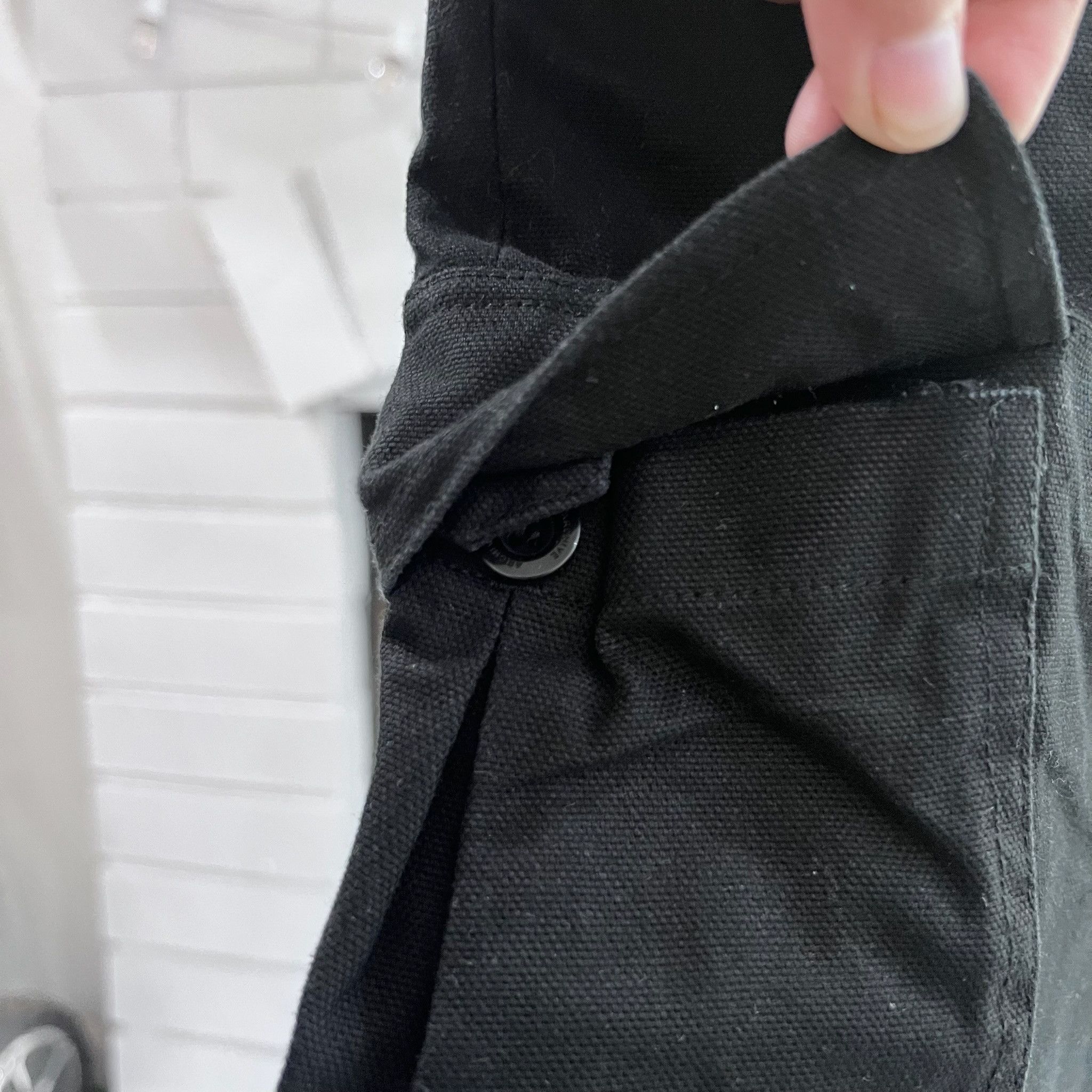 Totokaelo Archive Totokaelo Black Cropped Pants - From Tokyo, Japan Size US 31 - 4 Thumbnail