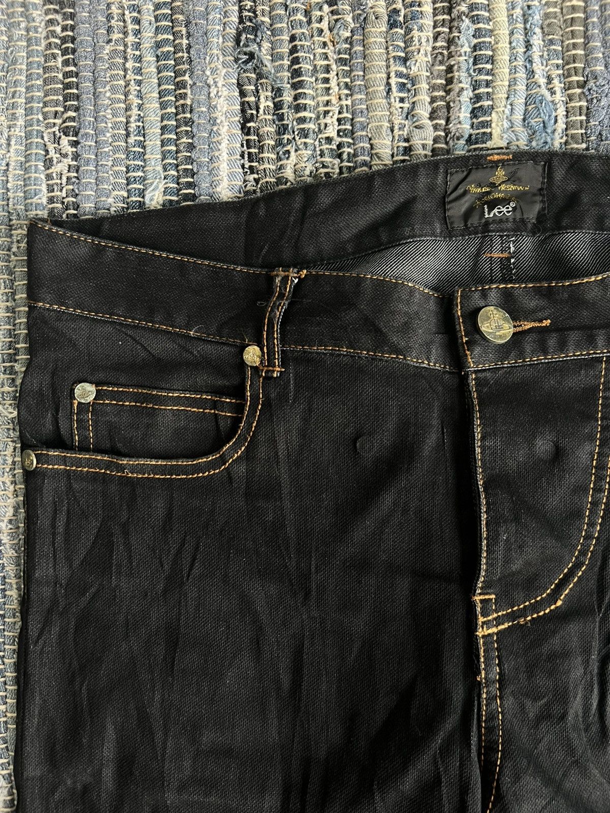 Vivienne Westwood Vivienne Westwood Aglomania Embroidery Logo Low Crotch Jeans Size US 32 / EU 48 - 9 Thumbnail
