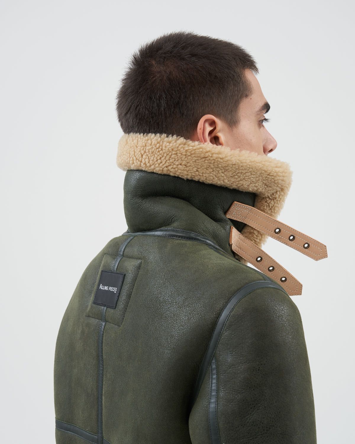 Filling Pieces × Schott Schott for Filling Pieces Studio Shearling Jacket Size US M / EU 48-50 / 2 - 1 Thumbnail