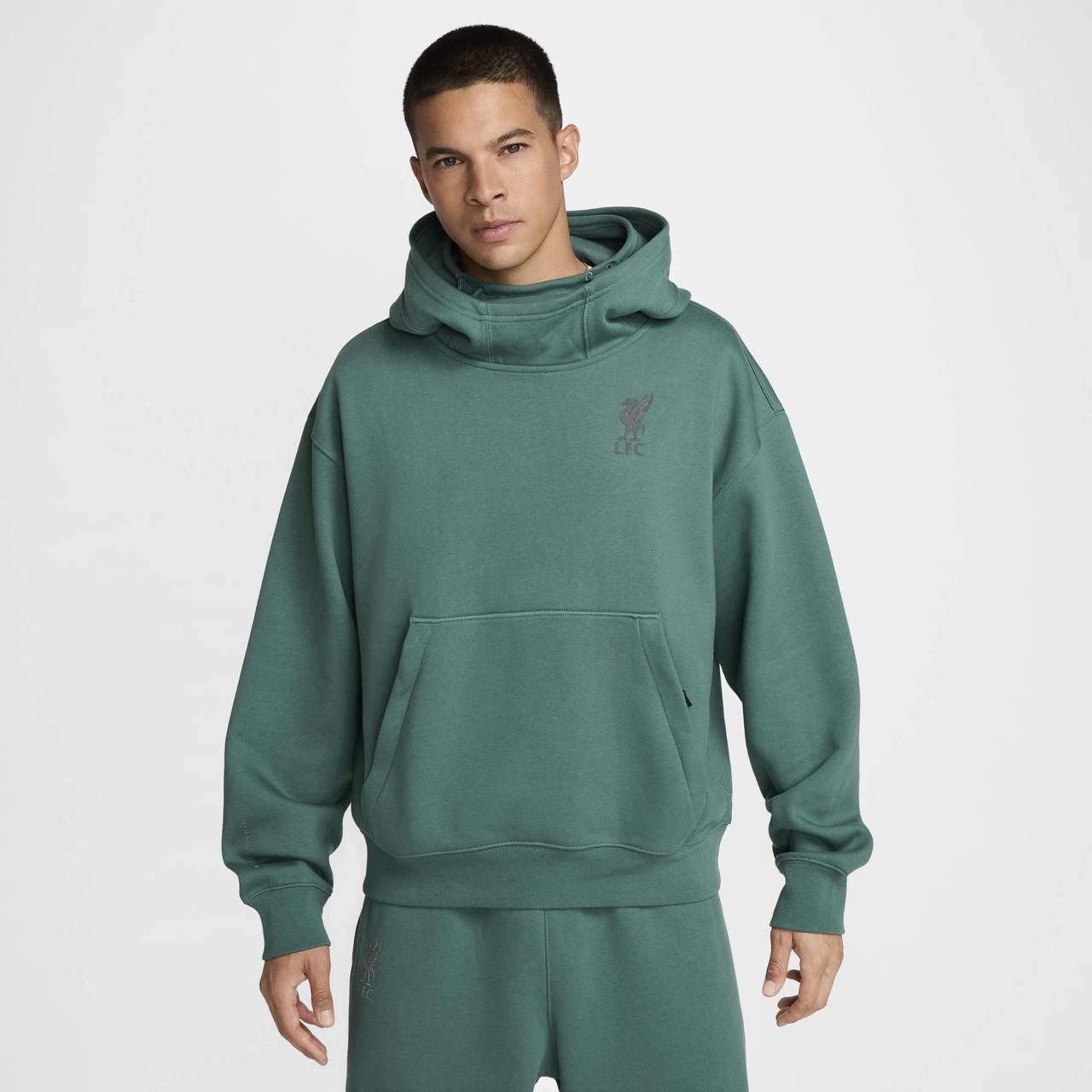 Nike Liverpool Nike tech pack green hoodie rare size L/XL Size US L / EU 52-54 / 3 - 1 Thumbnail
