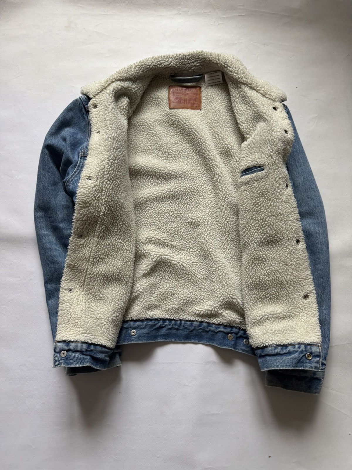 Levi's 🛠️ ICONIC LEVI’S TYPE III SHERPA LINED TRUCKER JACKET 🛠️ Size US M / EU 48-50 / 2 - 5 Thumbnail