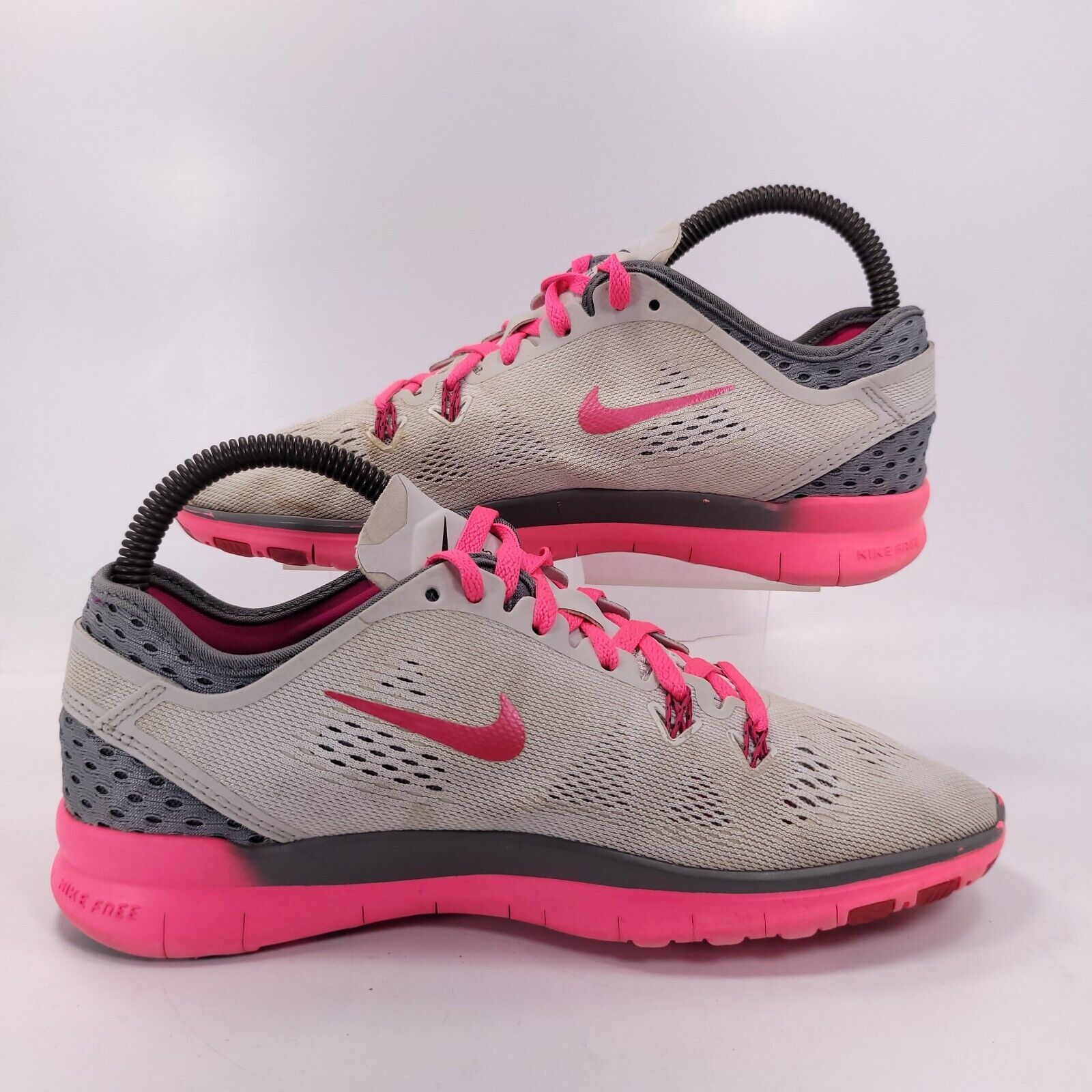 Nike Nike Free TR Fit 5 Shoe Womens Size 6.5 718932-004 Gray Pink Size US 6.5 / IT 36.5 - 6 Thumbnail