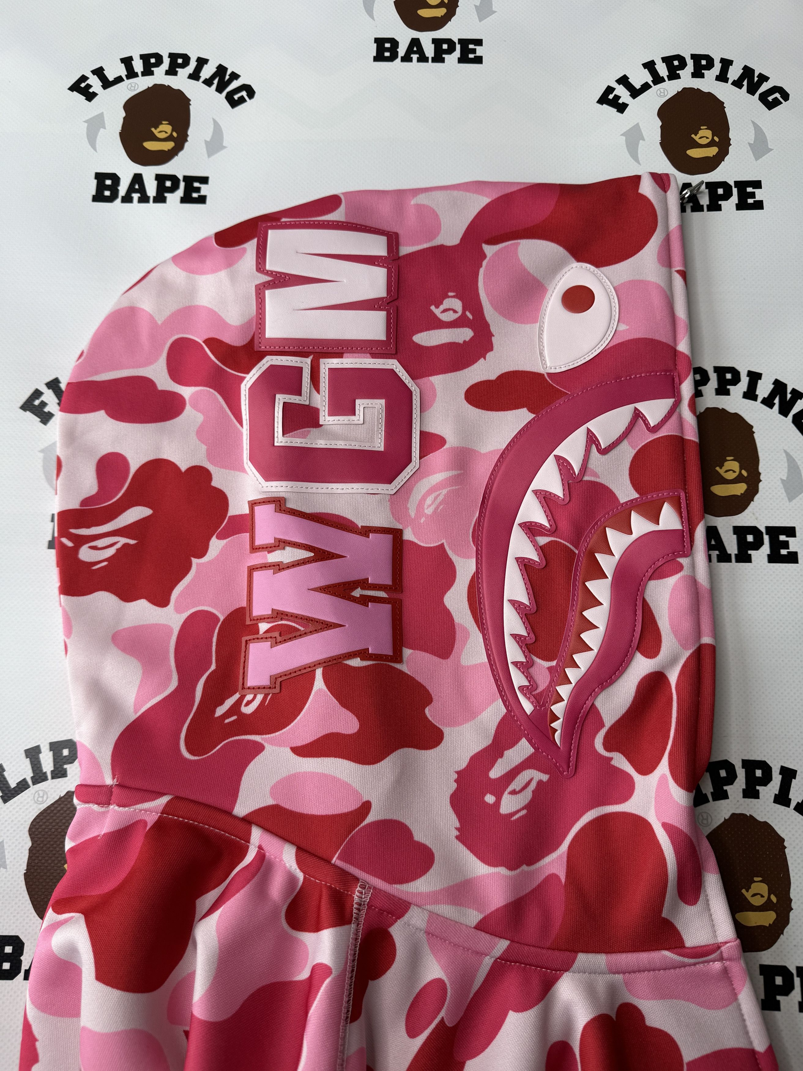 Bape BAPE ABC CAMO POLYESTER RELAXED FIT SHARK FULL ZIP HOODIE Size US L / EU 52-54 / 3 - 5 Thumbnail