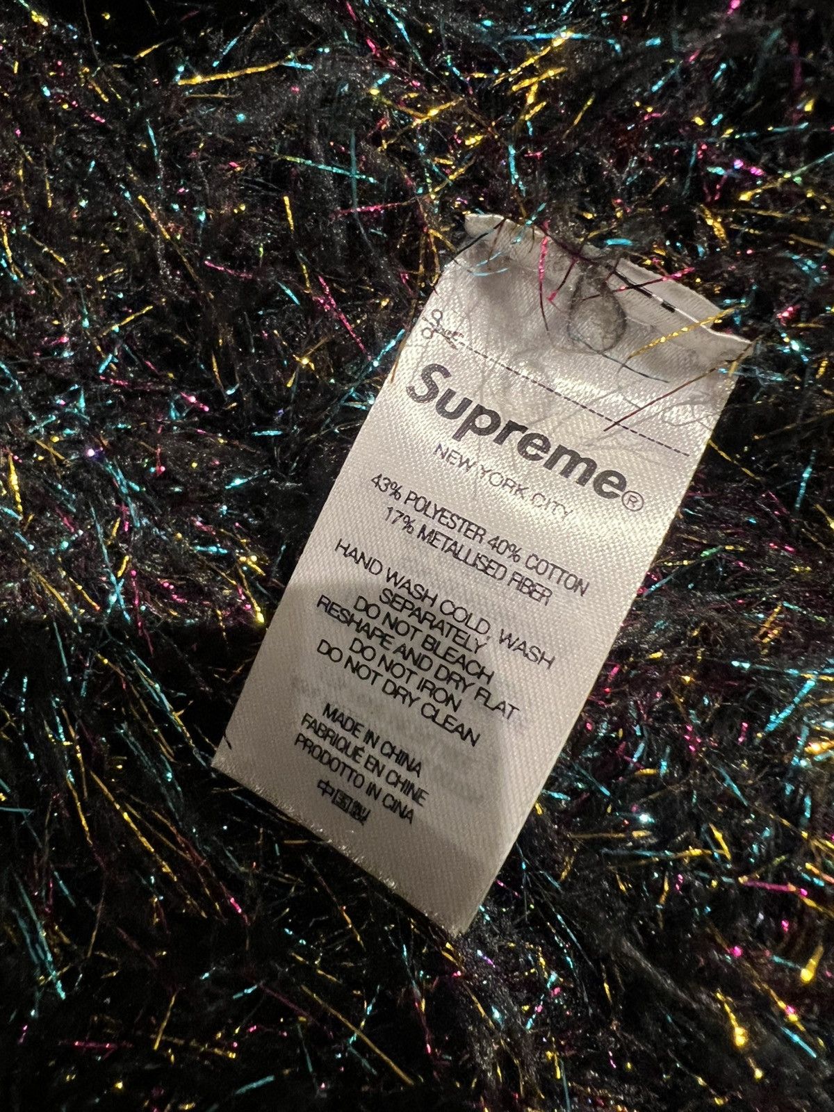 Supreme Supreme ss23 SPARKLE cardigan Size US M / EU 48-50 / 2 - 4 Thumbnail
