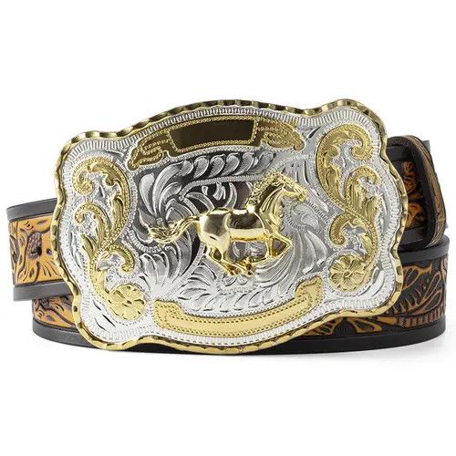 Designer Modern Vintage Belt Riveted Belts Menswear Accessories Size ONE SIZE - 1 Thumbnail