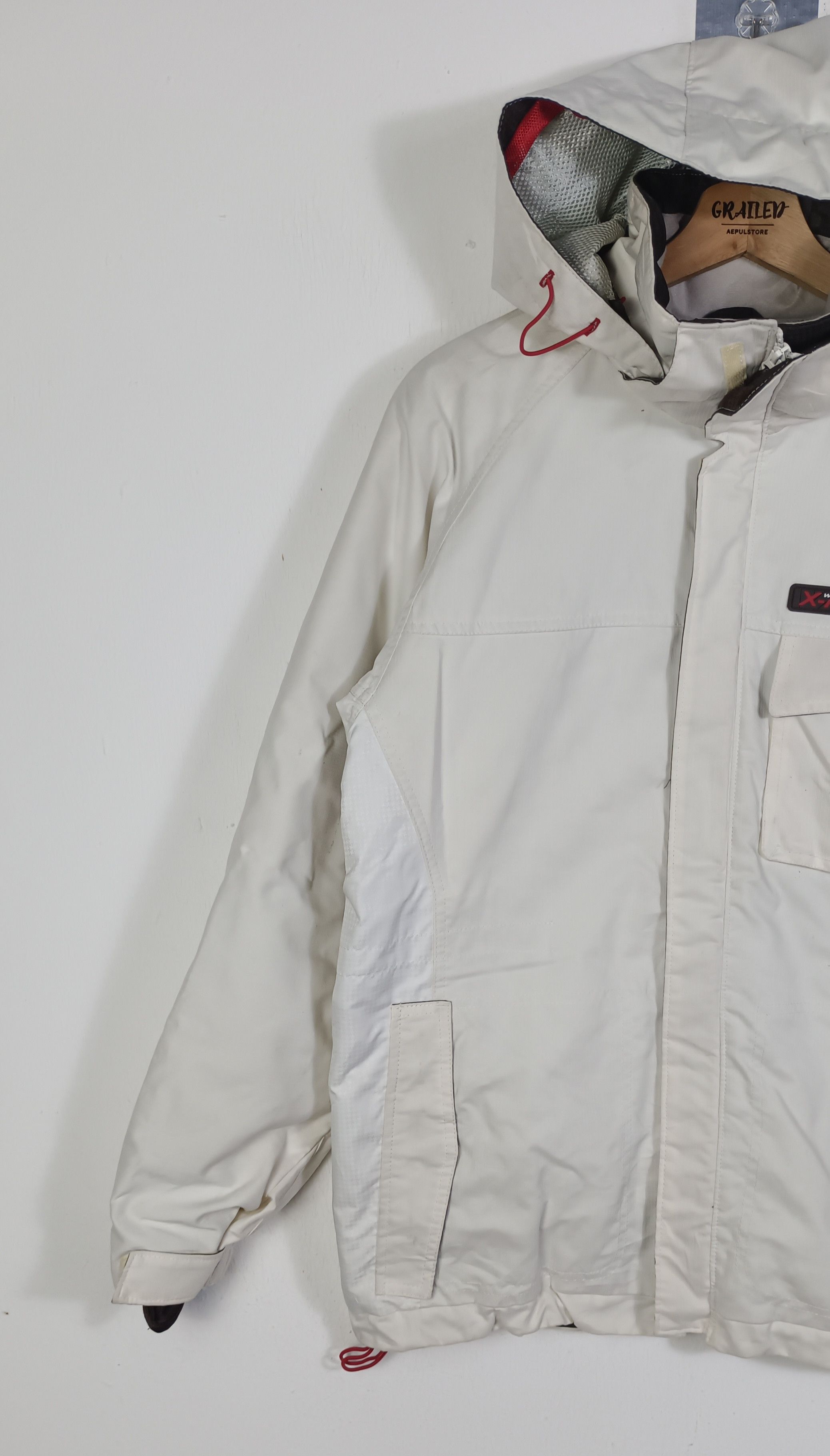 Japanese Brand Vintage 🔥 X-NIX Womens Multi Pocket Ski Jacket For Ladies Size L / US 10 / IT 46 - 7 Thumbnail
