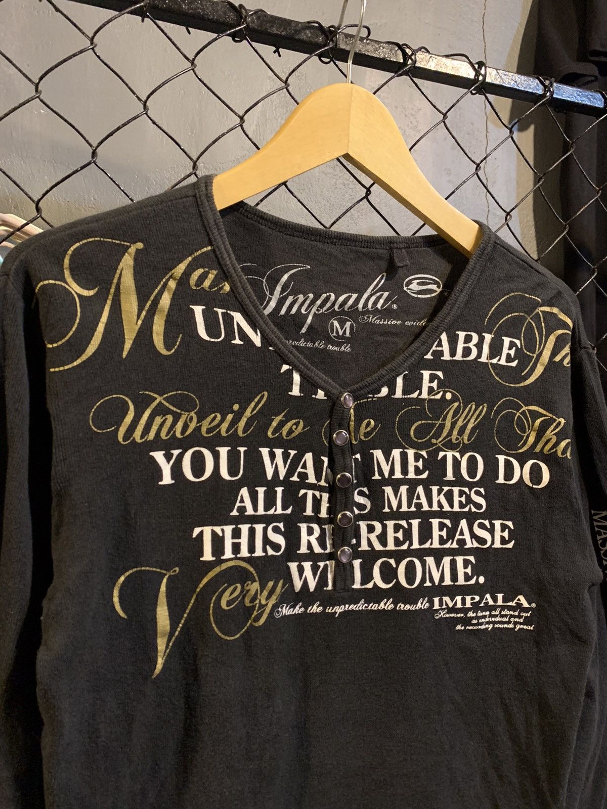 Beauty Beast × If Six Was Nine × Le Grande Bleu (L.G.B.) Y2K Impala Poem Longsleeve Size US M / EU 48-50 / 2 - 2 Thumbnail
