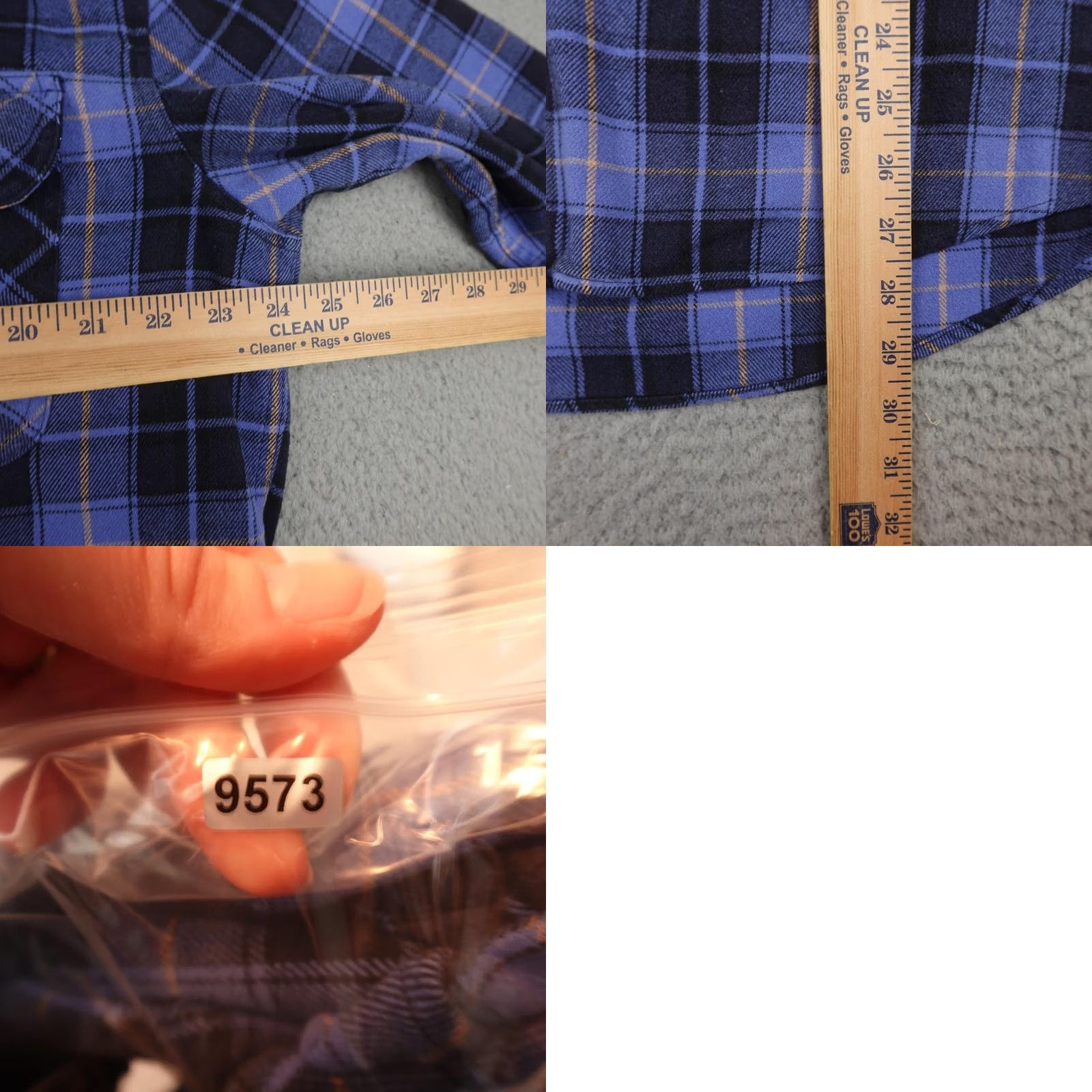 Vintage Stillwater Supply Co Flannel Shirt Mens Large Blue Plaid Button Up Casual Workwear Outdoors Size US L / EU 52-54 / 3 - 9 Thumbnail