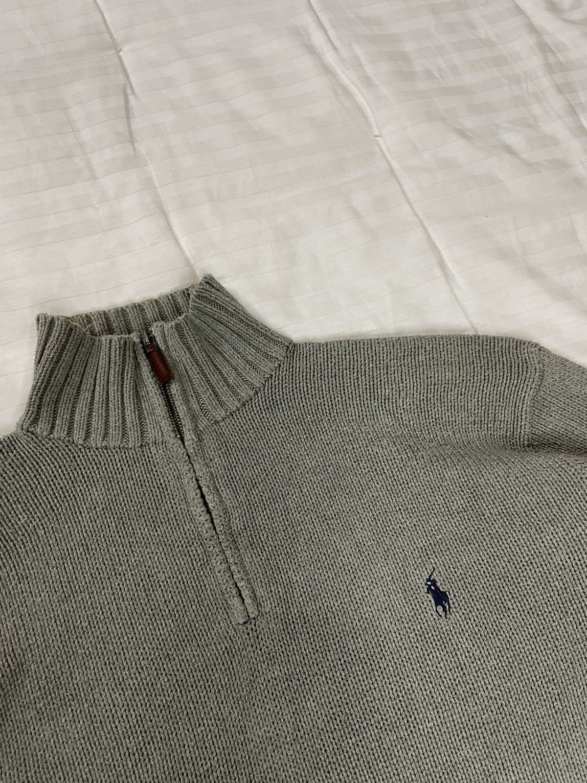 Polo Ralph Lauren Vintage Polo Ralph Lauren 1/4 zip Lampo knight sweater Size US L / EU 52-54 / 3 - 5 Thumbnail