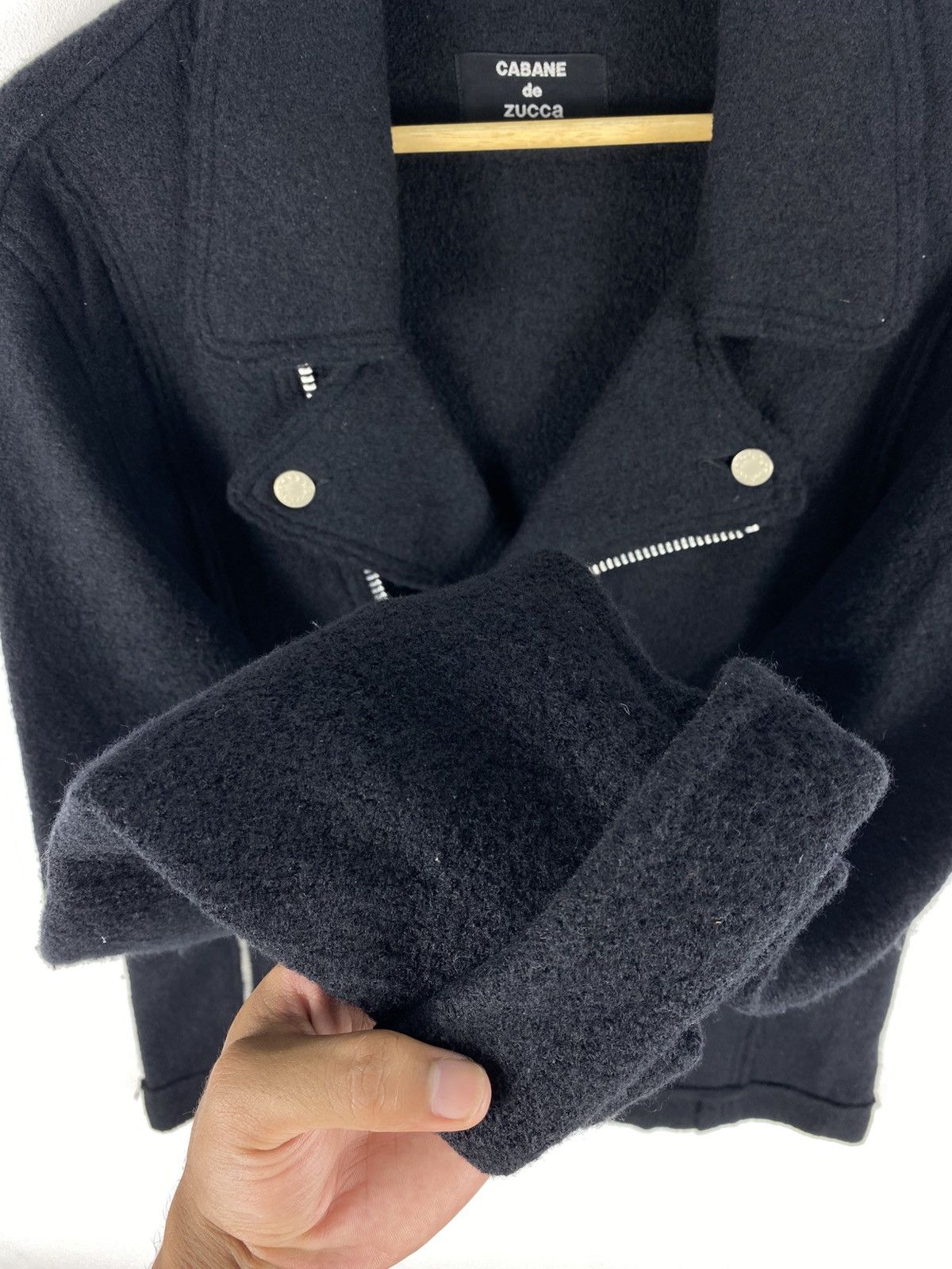 Issey Miyake Vintage Cabane de Zucca Issey Miyake Double Collar Jacket Size US XS / EU 42 / 0 - 12 Thumbnail