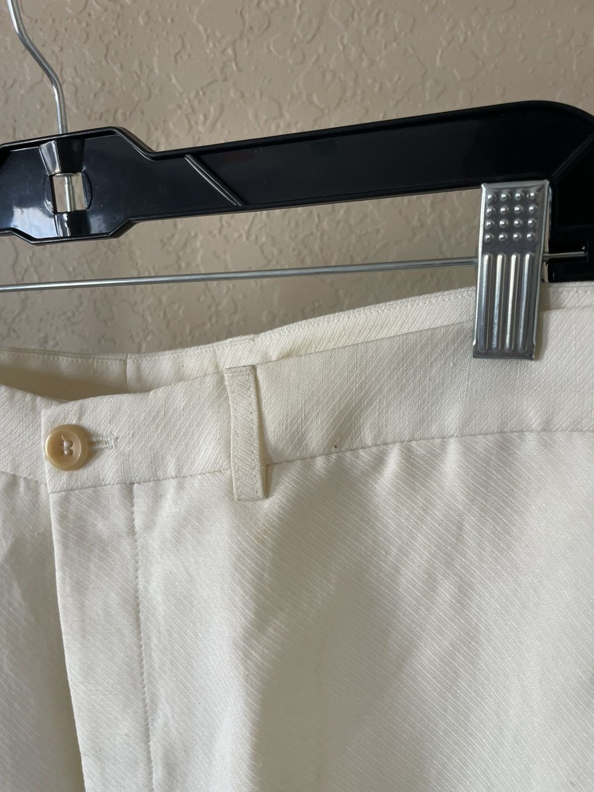 Armani Collezioni Textured FF dress trousers Size US 35 - 5 Thumbnail