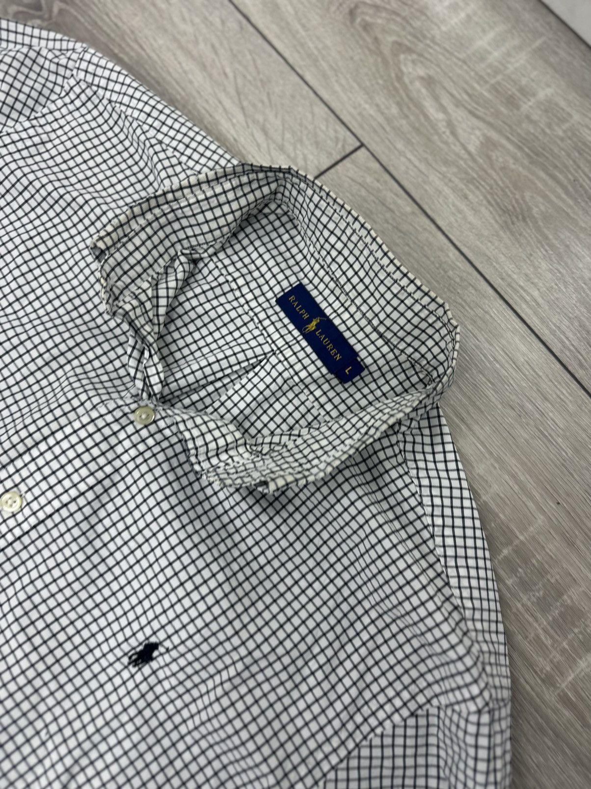 Polo Ralph Lauren Polo Ralph Lauren White Stripped Shirt Old Money Style Size US L / EU 52-54 / 3 - 7 Thumbnail