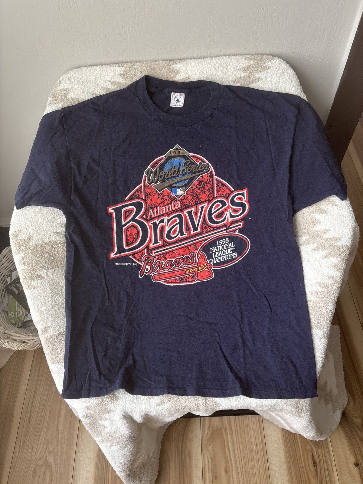 Delta ‘95 Braves Vintage Tee Size US XL / EU 56 / 4 - 3 Thumbnail