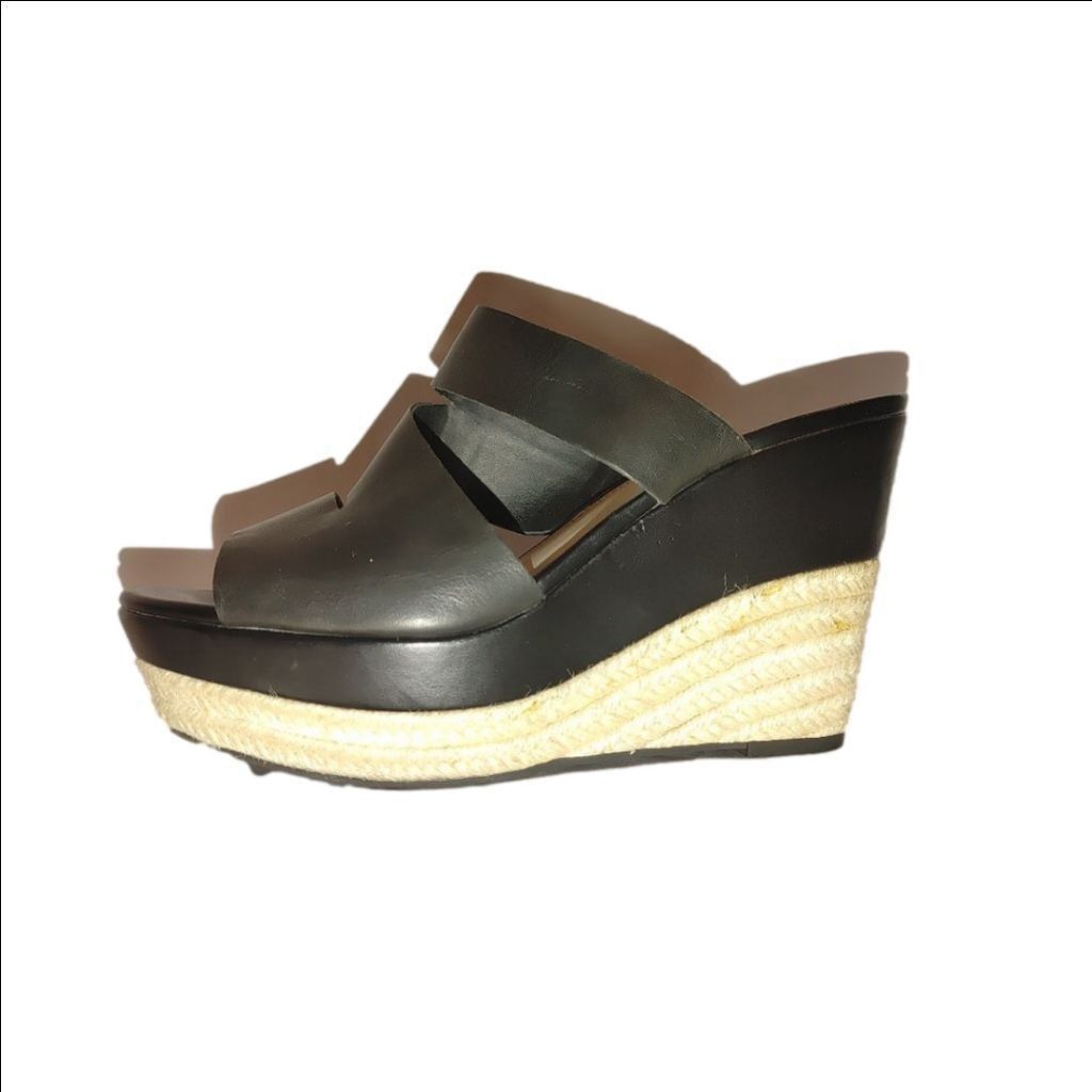 The Unbranded Brand Franco Sarto Miss Karter Leather Wedge Heel Size 9 Size US 9 / IT 39 - 1 Thumbnail
