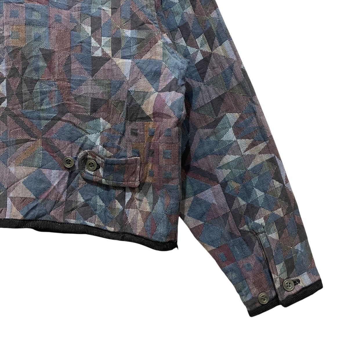 L.L. Bean × Vintage Vintage LL Bean Aztec Design Button Cropped Jacket Size M / US 6-8 / IT 42-44 - 8 Thumbnail