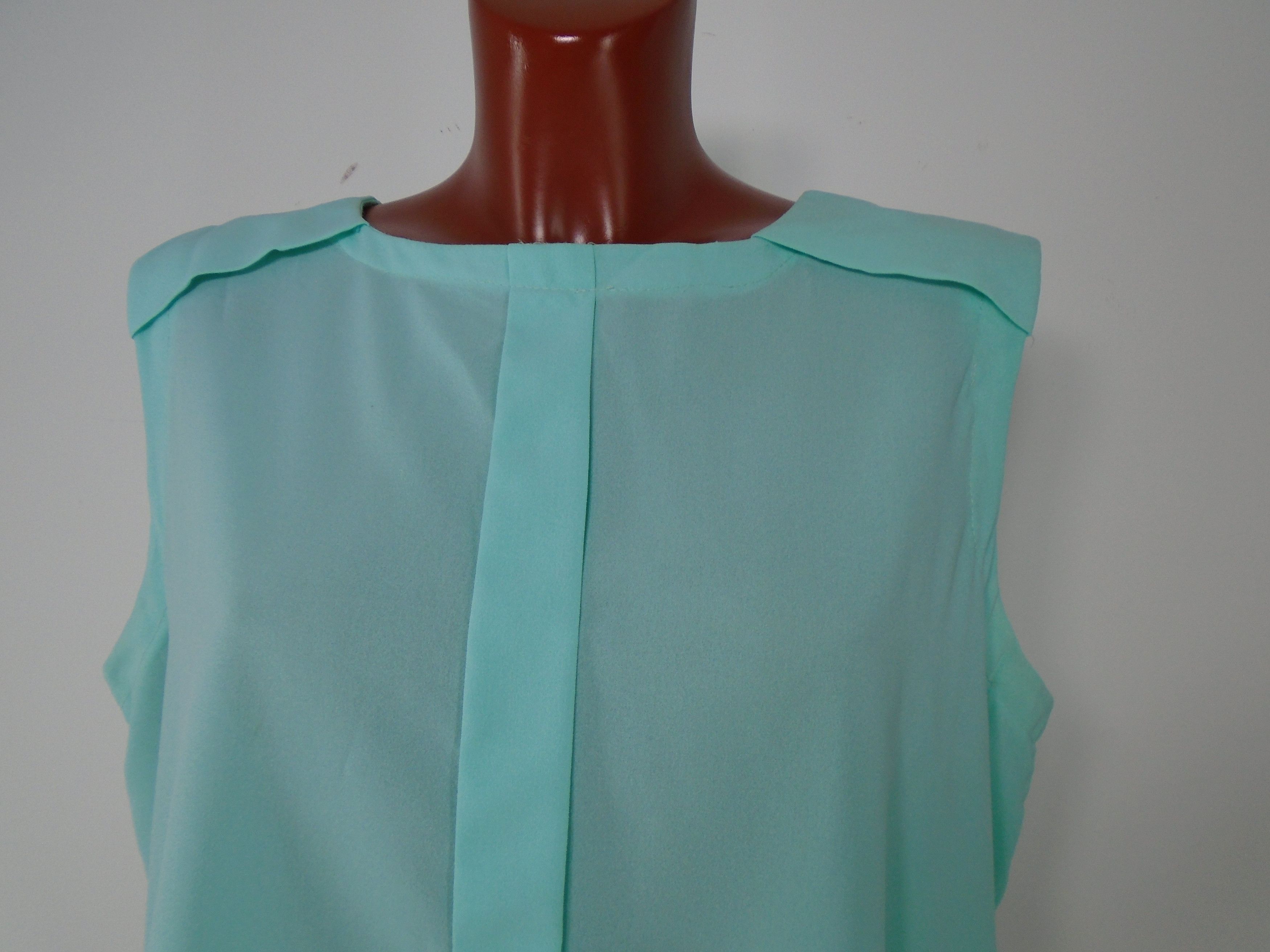 Vintage Women's Blouse D'Cero. Blue. L. Used. Very good condition Size L / US 10 / IT 46 - 7 Thumbnail