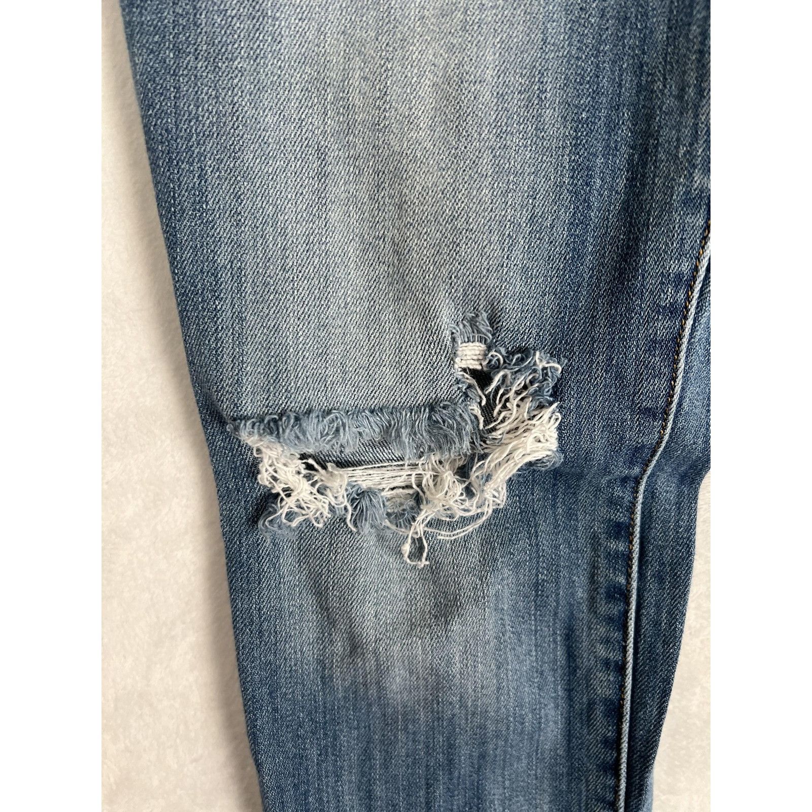 American Eagle Outfitters American Eagle Jeans Women's 6 Medium Wash Low Rise Skinny D Size 28" / US 6 / IT 42 - 3 Thumbnail