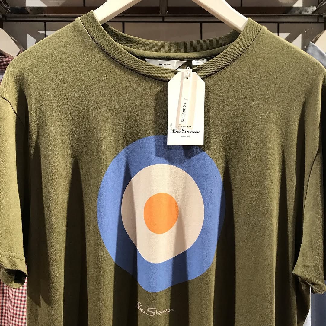 Ben Sherman × Hysteric Glamour Ben Sherman Signature Mod Target T-shirt in Camouflage Green Size US L / EU 52-54 / 3 - 3 Thumbnail