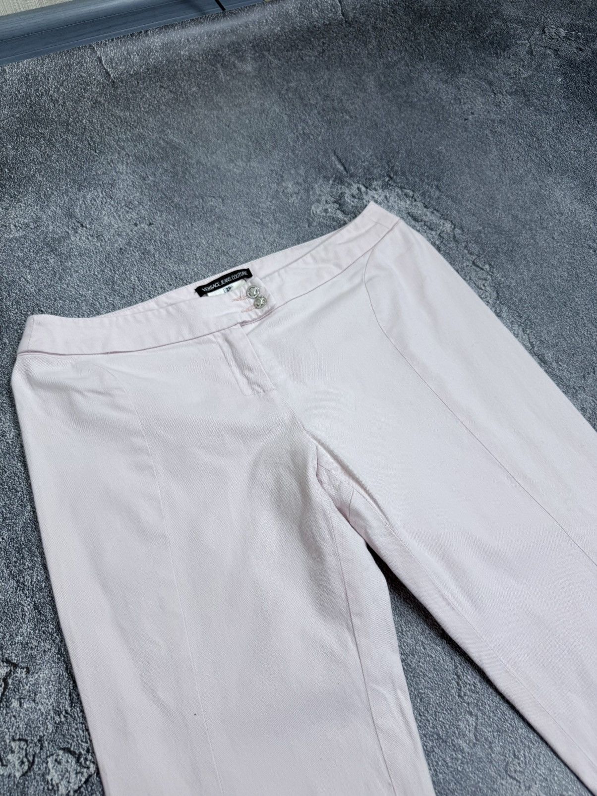 Versace Jeans Couture Versace Jeans Couture VNTG Lace Up Low Rise Trousers Pants Size 28" / US 6 / IT 42 - 12 Thumbnail