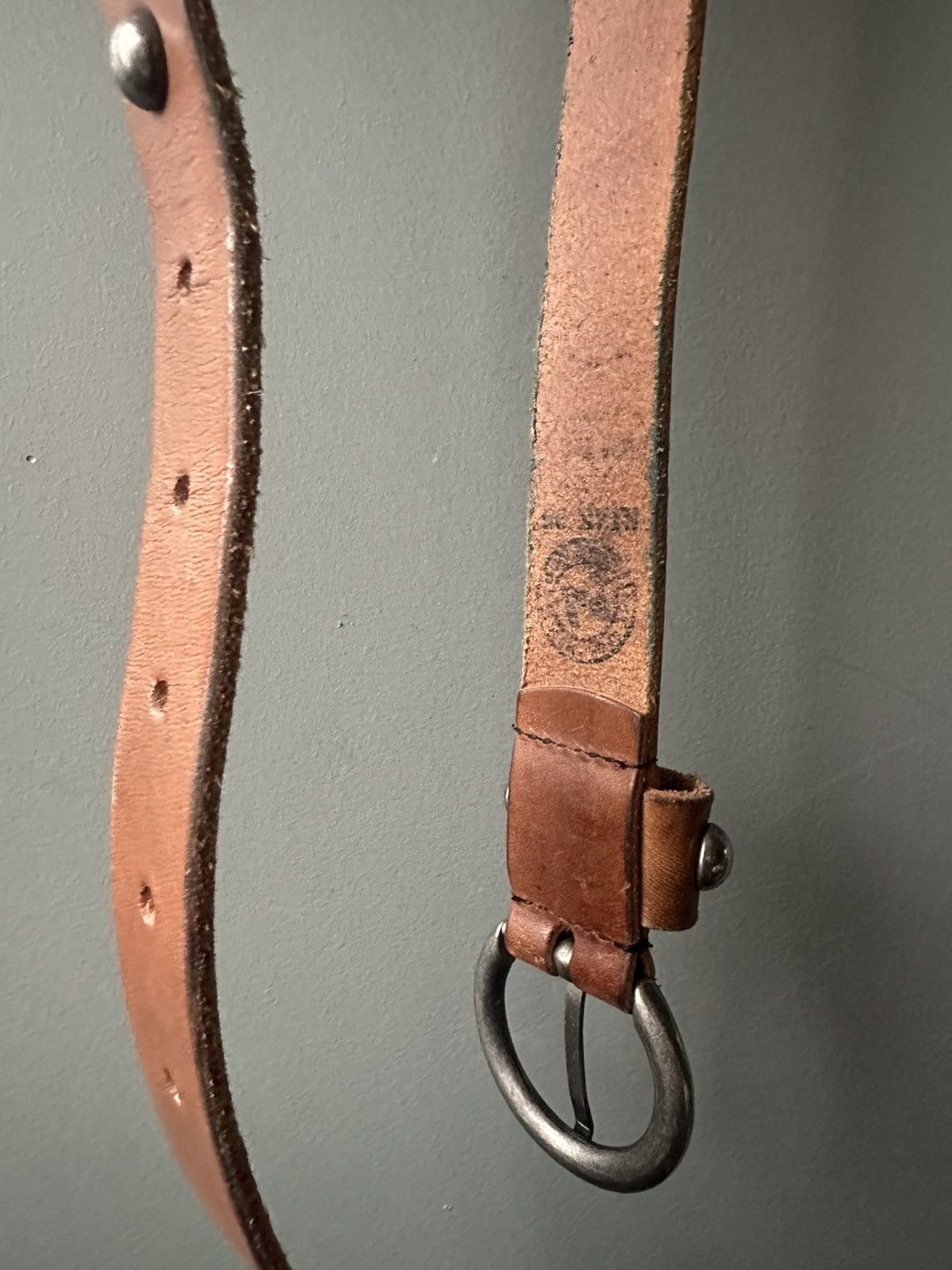 Vintage Vintage Leather Metallic Sphere Belt Size ONE SIZE - 5 Thumbnail