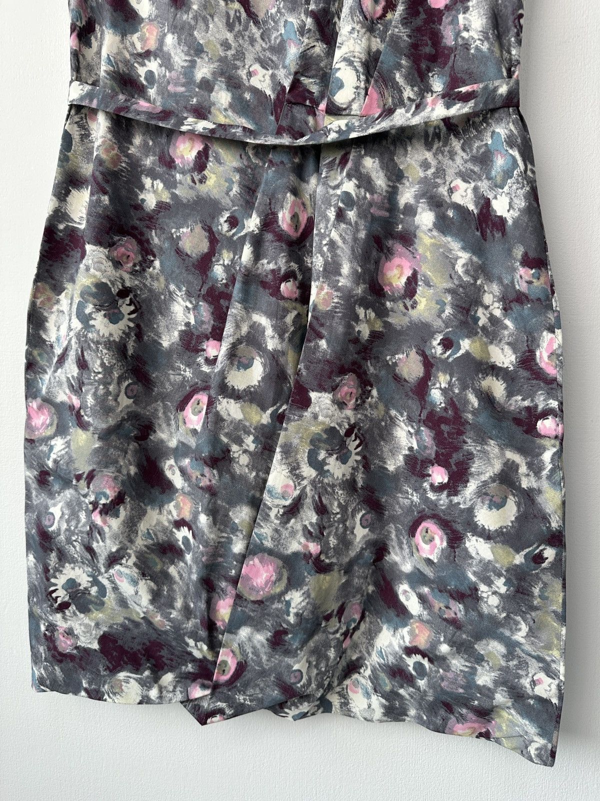 Kenzo KENZO Paris Floral Print Cotton Silk Sleeveless Mini Dress Size S / US 4 / IT 40 - 4 Thumbnail