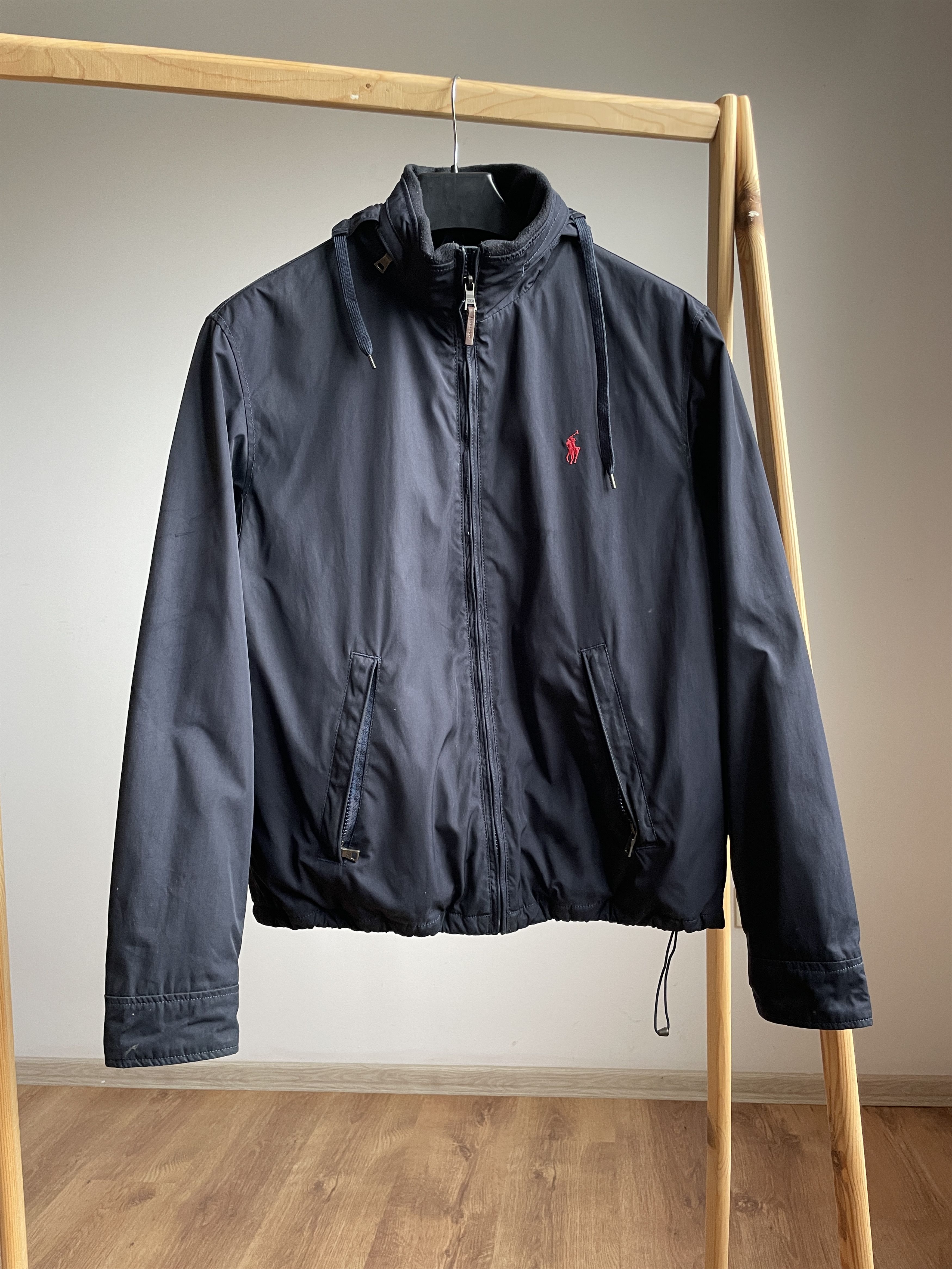 Polo Ralph Lauren Dark Navy Fleece Lined Jacket Size M