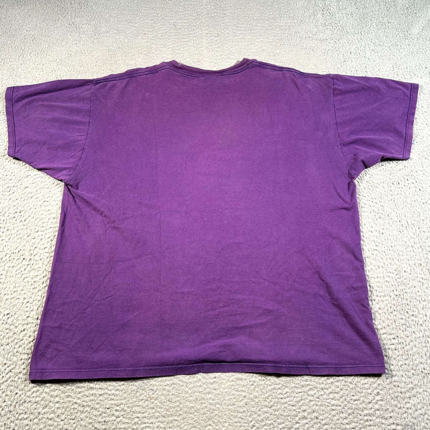 Disney VINTAGE Disney Designs Shirt 2XL Purple Minnie Mouse USA Made Women Short Sleeve Crew Neck Cotton Knit Pullover Size XXL / US 16-18 / IT 52-54 - 2 Thumbnail
