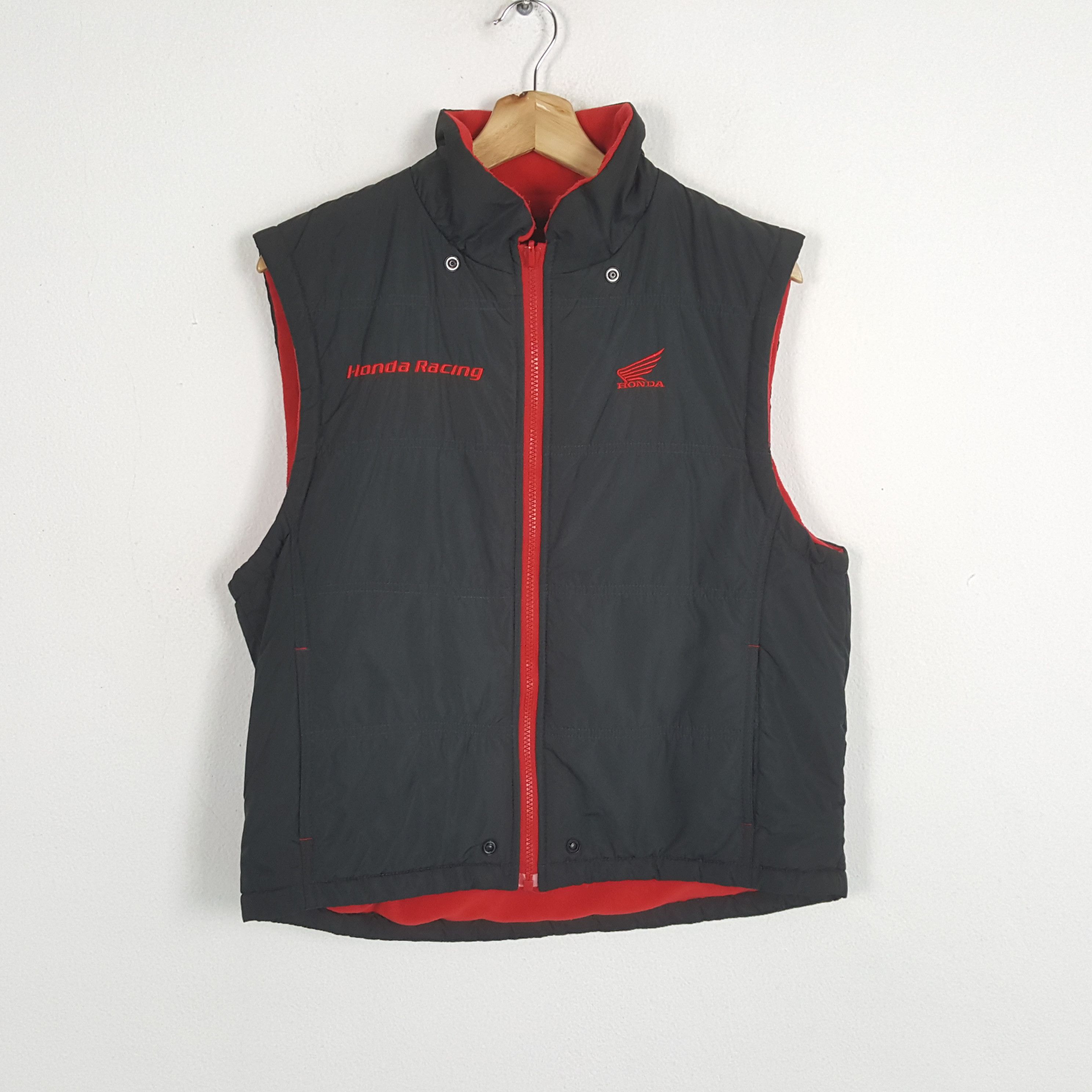 Honda × Vintage Vintage HONDA RACING Team Japanese Motorsport Vest Size US M / EU 48-50 / 2 - 3 Thumbnail
