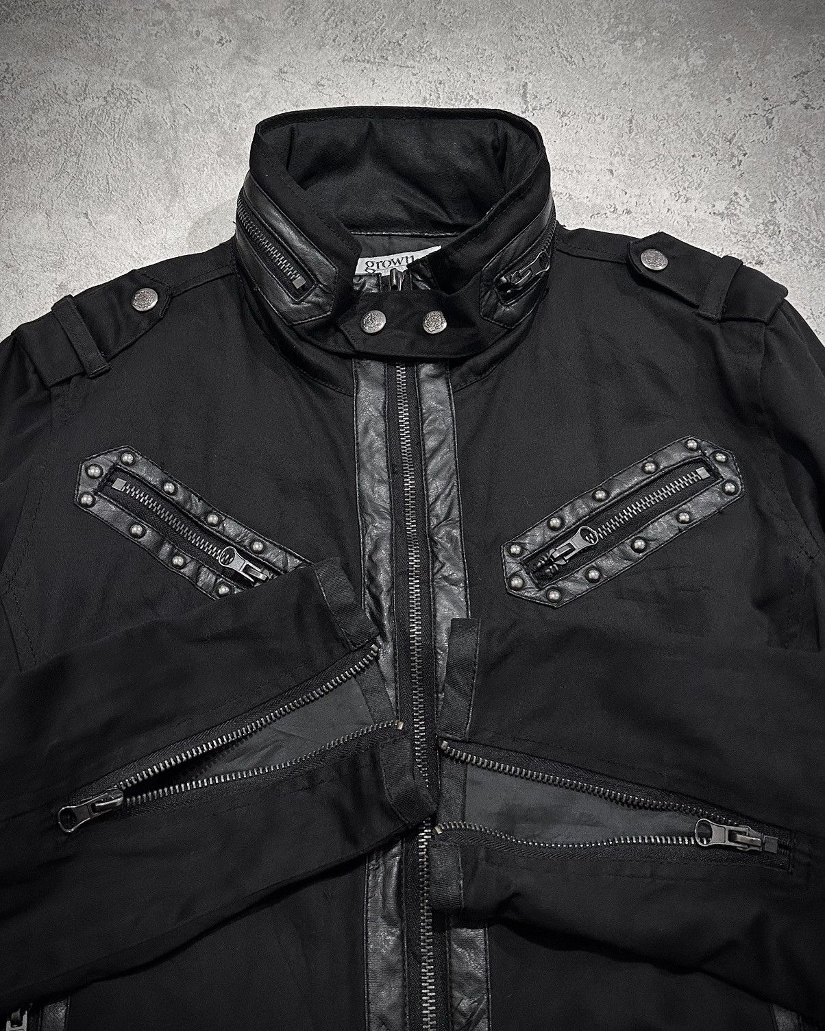 Japanese Brand Growth In The Attic Riders Jacket Kmrii Backlash Style Size US M / EU 48-50 / 2 - 8 Thumbnail