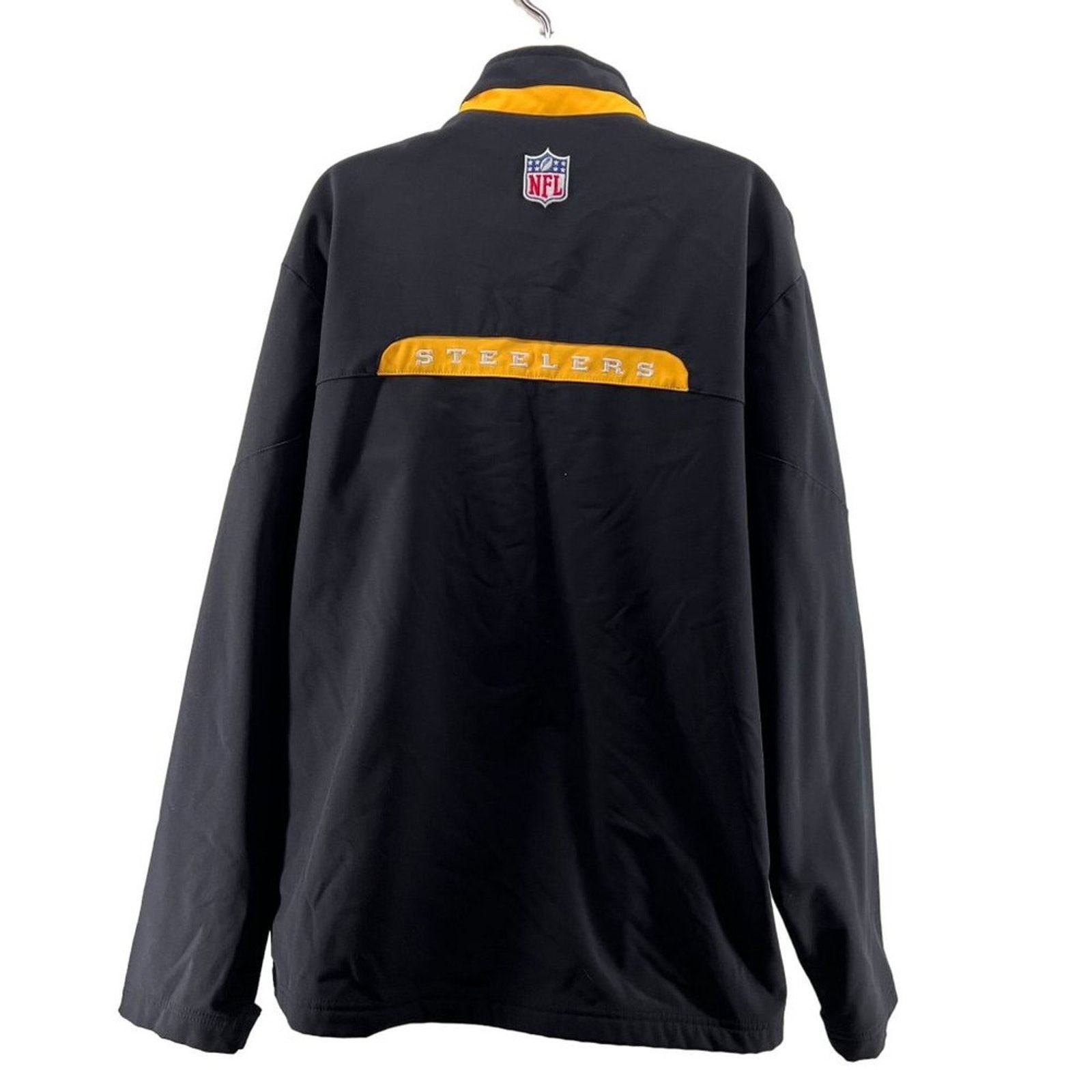 Reebok Reebok NFL Pittsburgh Steelers Soft Shell Jacket Full Zip L Size US L / EU 52-54 / 3 - 9 Thumbnail
