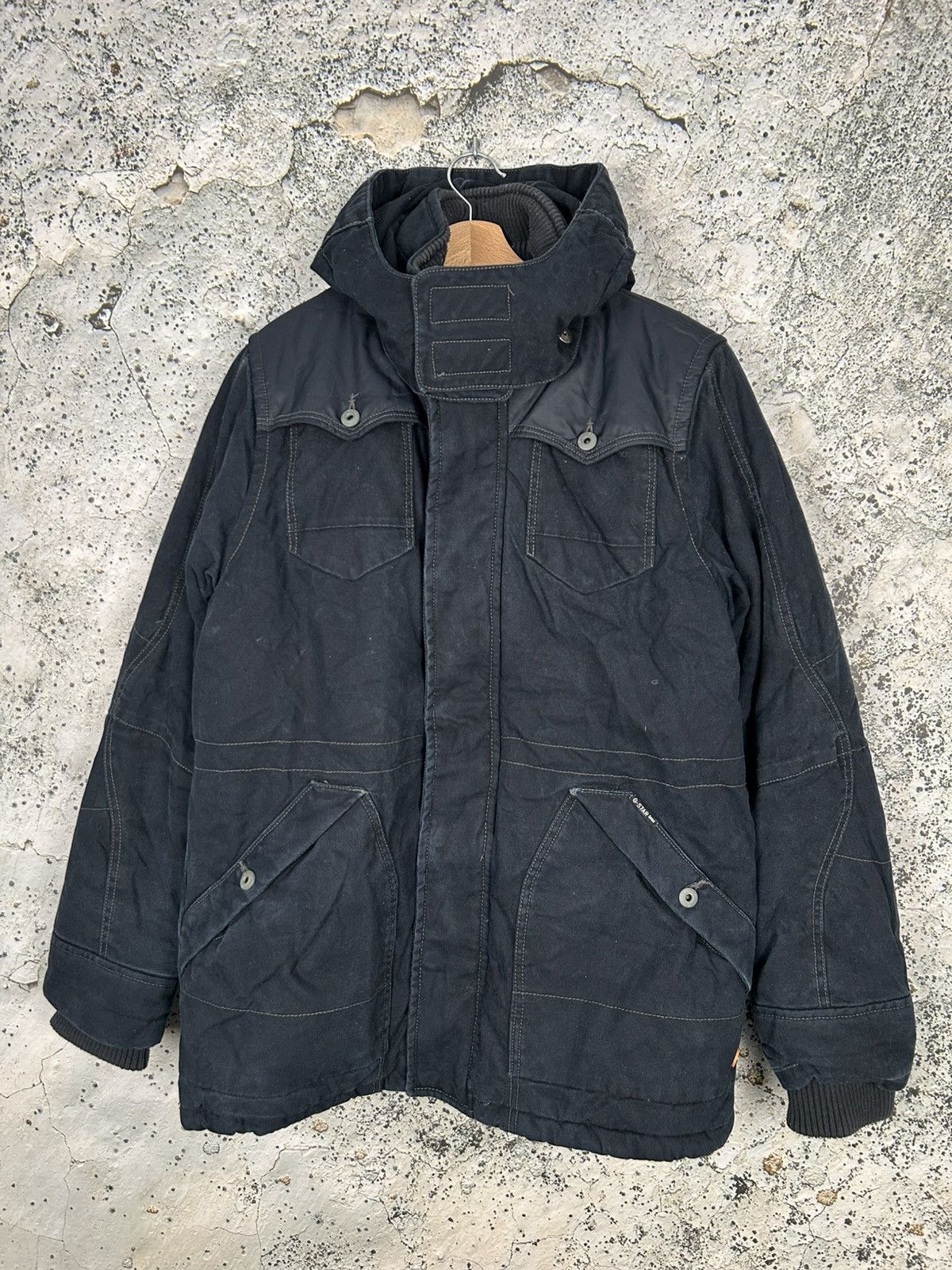 G-Star G-star Raw Jacket Y2K Affliction Avant Garde Skate Rap Size US L / EU 52-54 / 3 - 1 Thumbnail