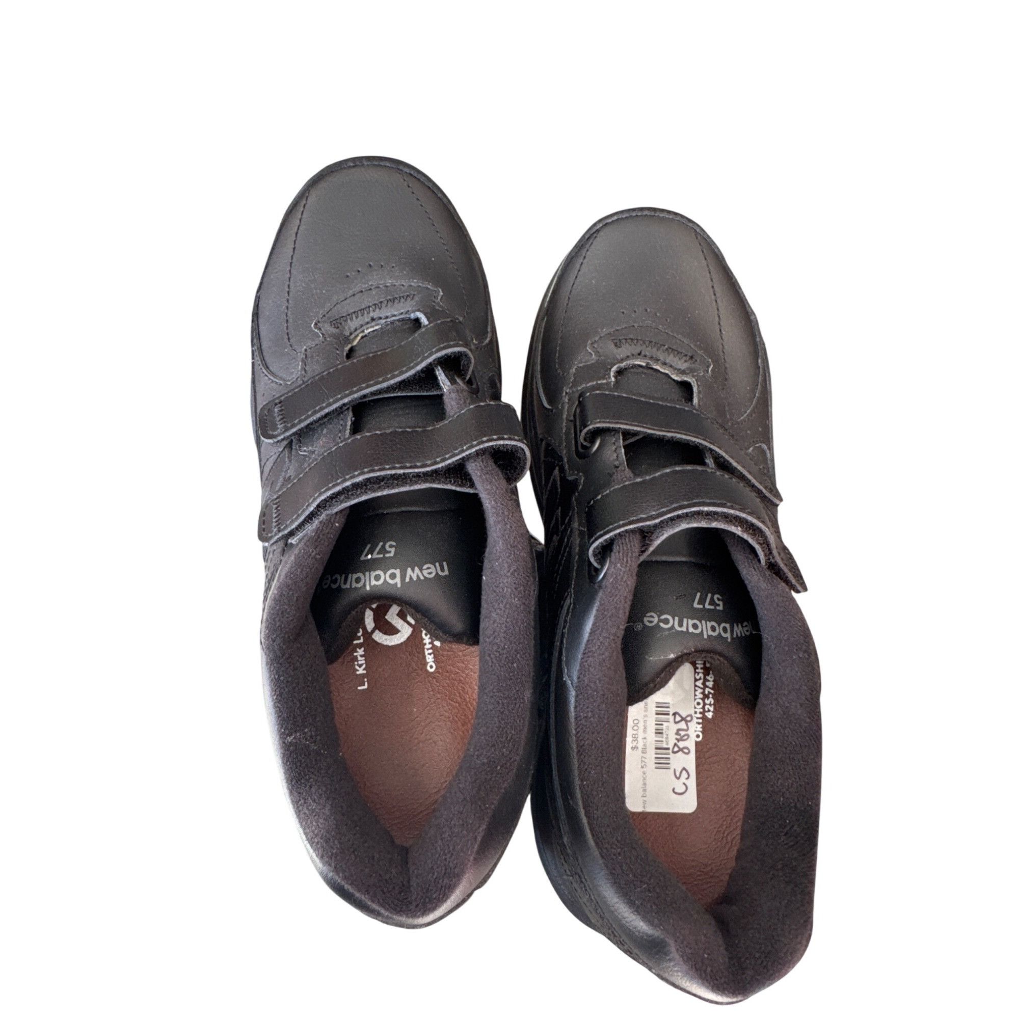New Balance New Balance 577 Mens Black Leather ortho walking sneakers 10 Size US 10 / EU 43 - 7 Thumbnail